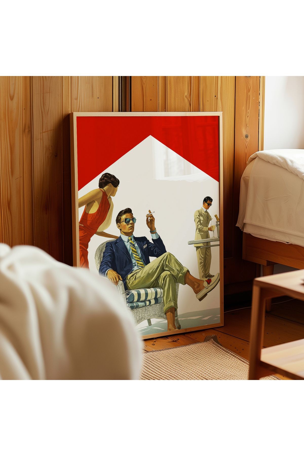 Marlboro High Life - Retro Lüks Stil - Tablo Ölçülerinde Çerçevesiz Poster