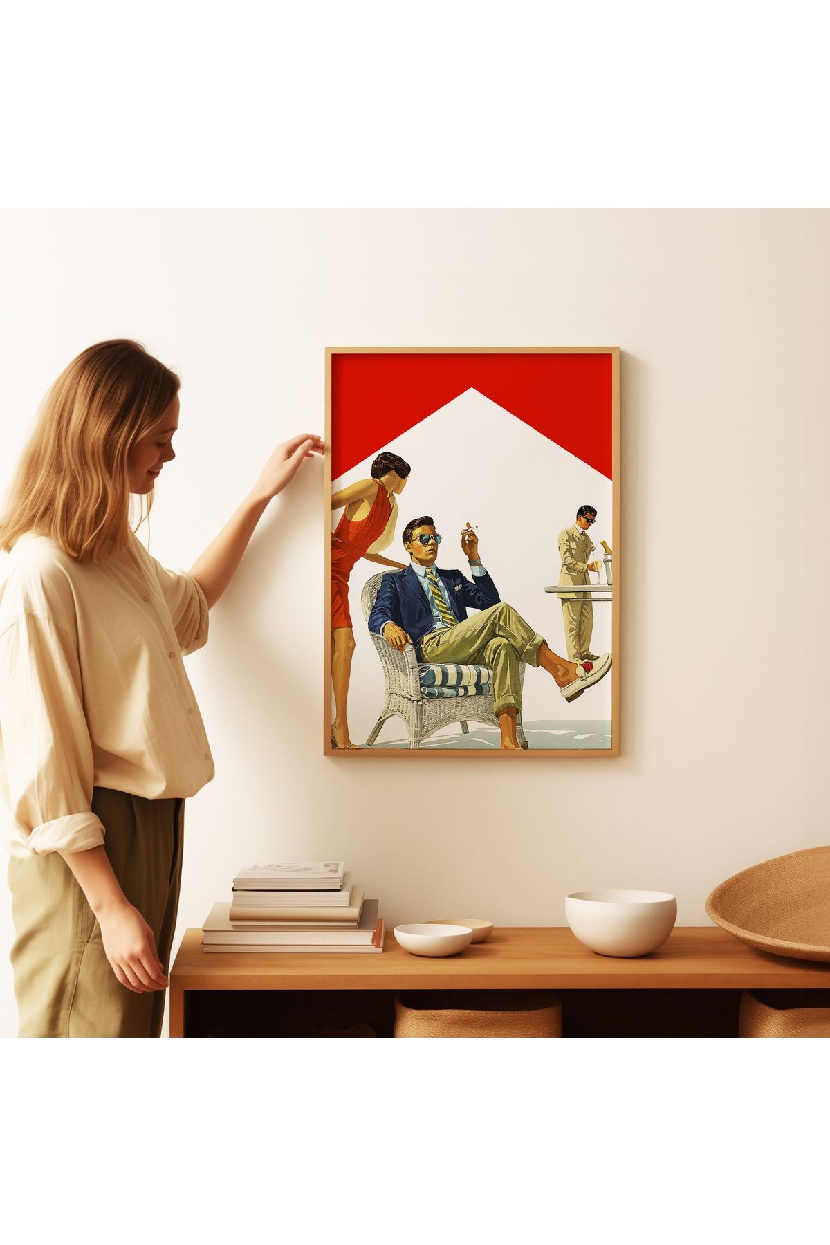 Marlboro High Life - Retro Lüks Stil - Tablo Ölçülerinde Çerçevesiz Poster