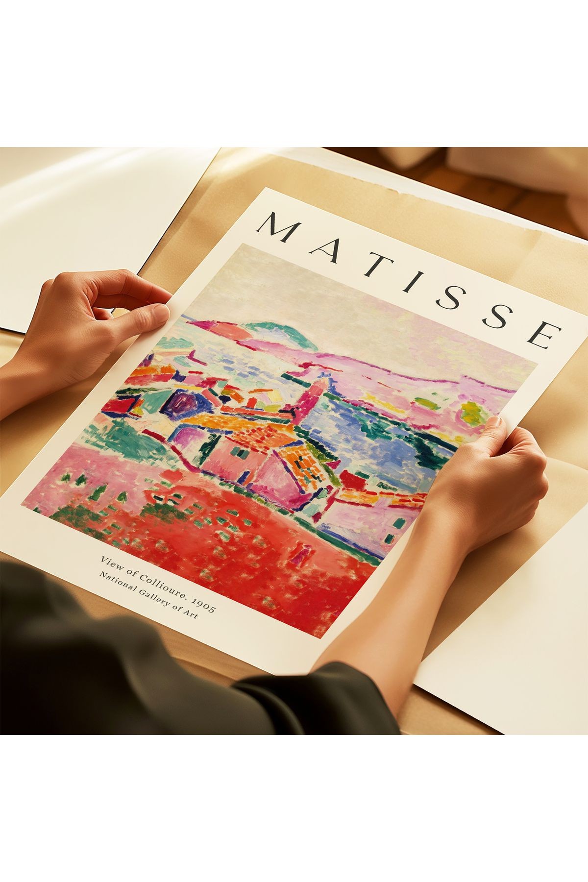 Matisse Poster - View Of Collioure - Tablo Ölçülerinde Çerçevesiz Poster