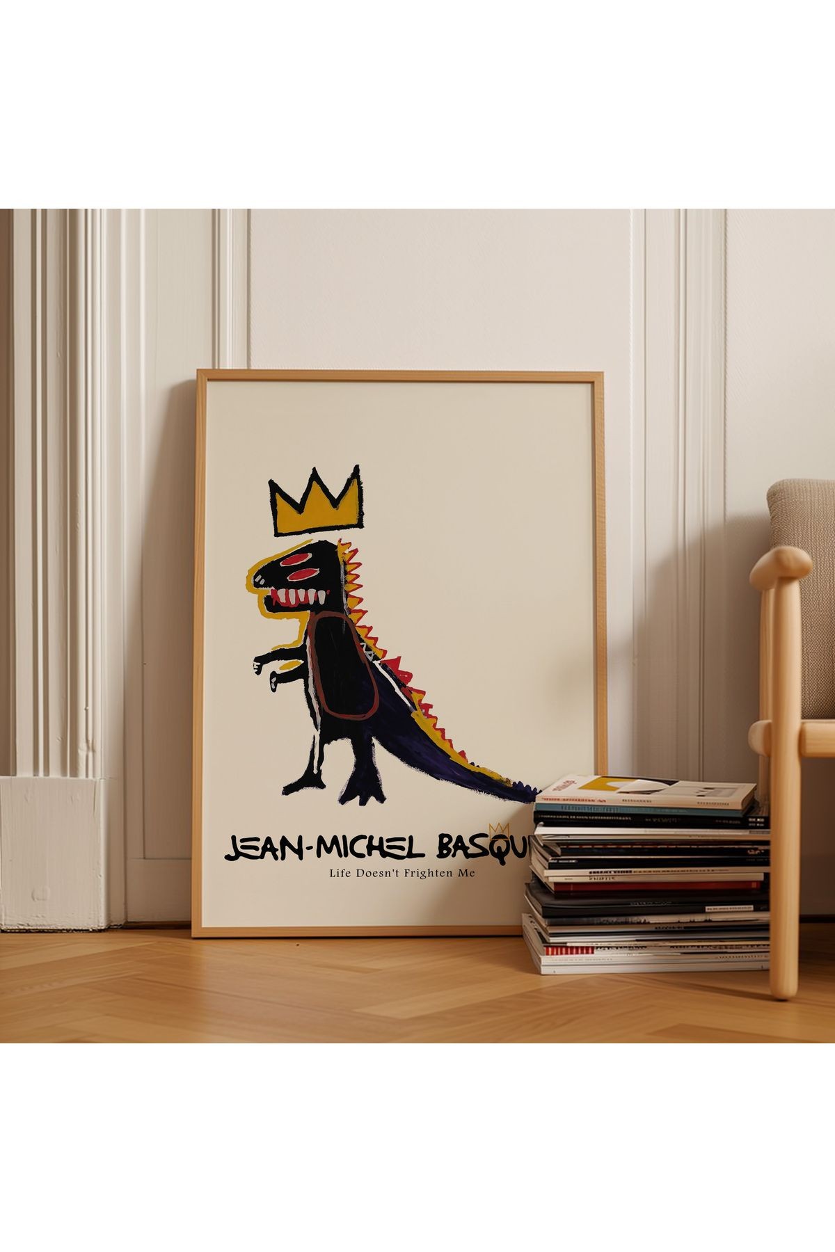 Jean-michel Basquiat Poster - Tablo Ölçülerinde Çerçevesiz Poster