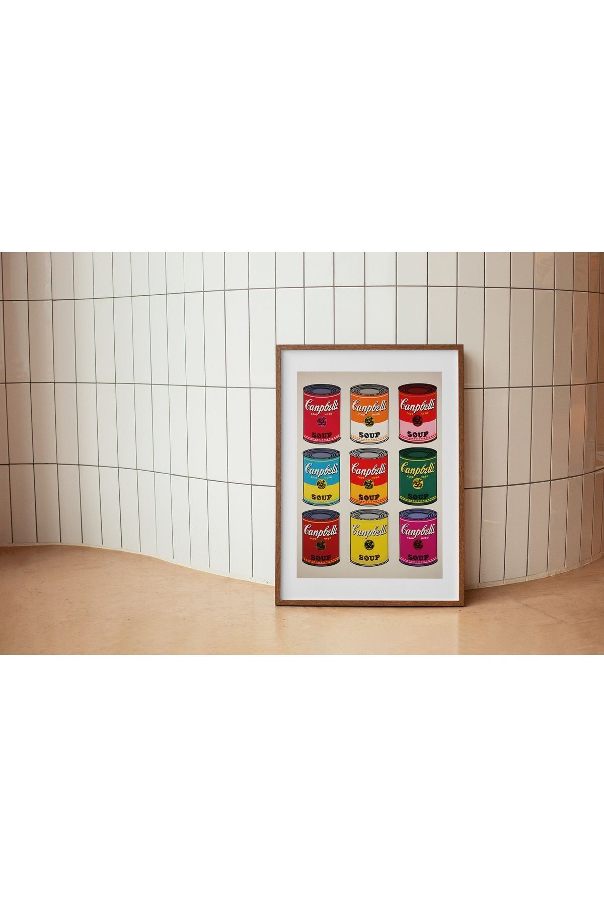 Andy Warhol Poster - Tablo Ölçülerinde Çerçevesiz Poster