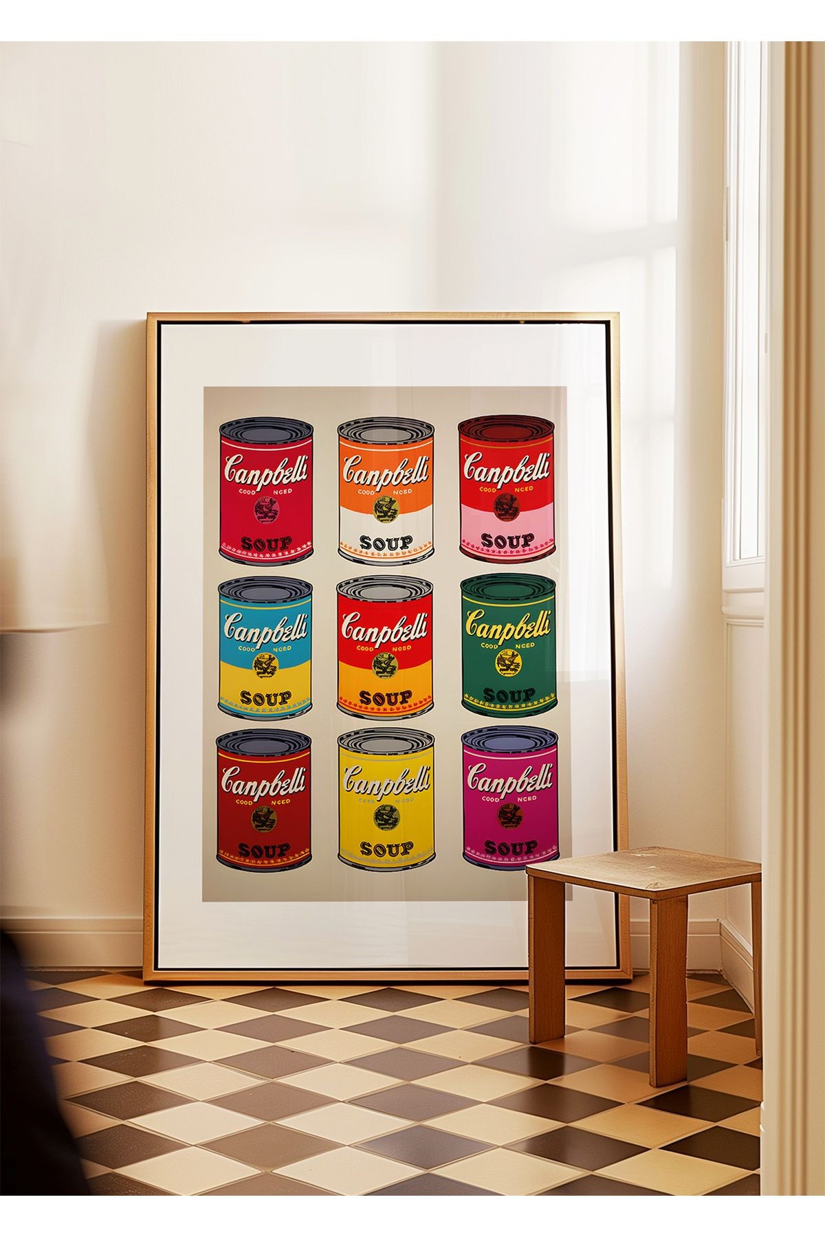 Andy Warhol Poster - Tablo Ölçülerinde Çerçevesiz Poster