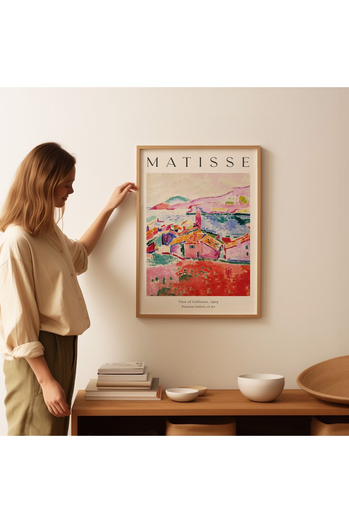 Matisse Poster - View Of Collioure - Tablo Ölçülerinde Çerçevesiz Poster