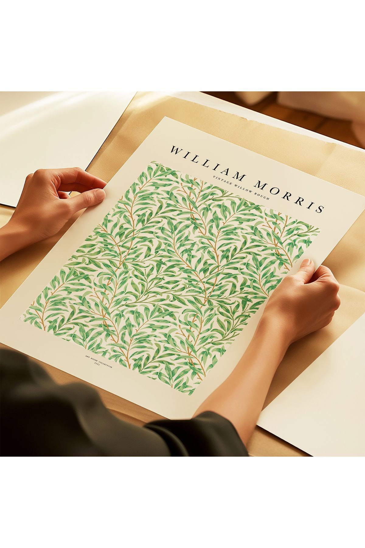 William Morris Poster - Vintage Willow Bough - Tablo Ölçülerinde Çerçevesiz Poster