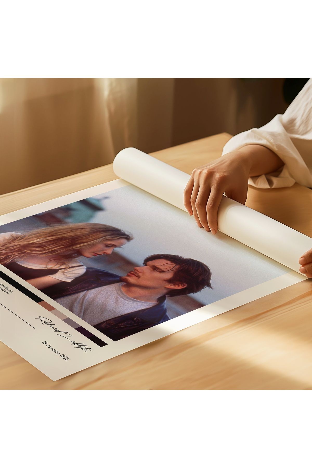 Before Sunrise Poster - Tablo Ölçülerinde Ve Yüksek Çözünürlükte Çerçevesiz Film Posteri