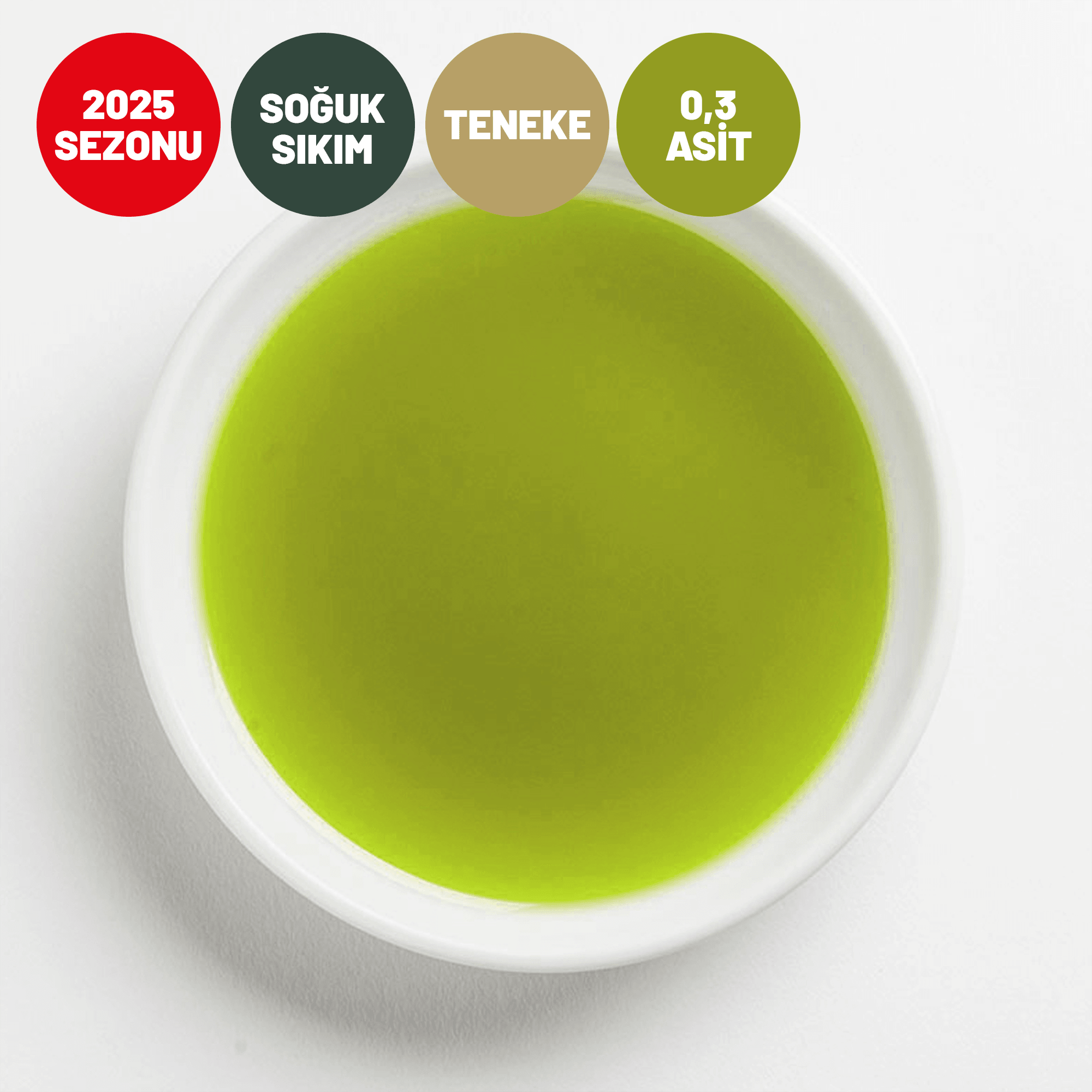Domat Erken Hasat Soğuk Sıkım Zeytinyağı - 2025 Sezonu (2 Litre)