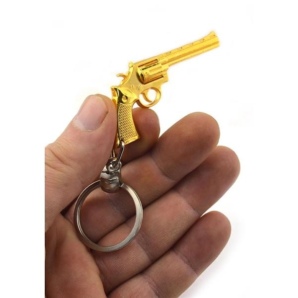 Miniature Collective Pistol Keychain Gold