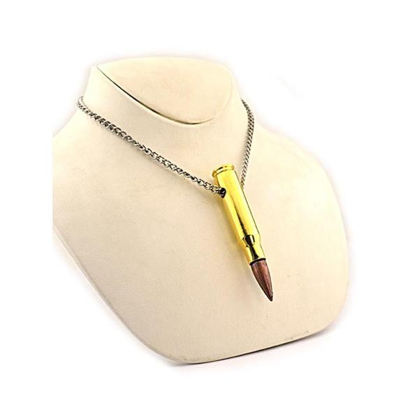 Model bullet necklace - 762 gold looking