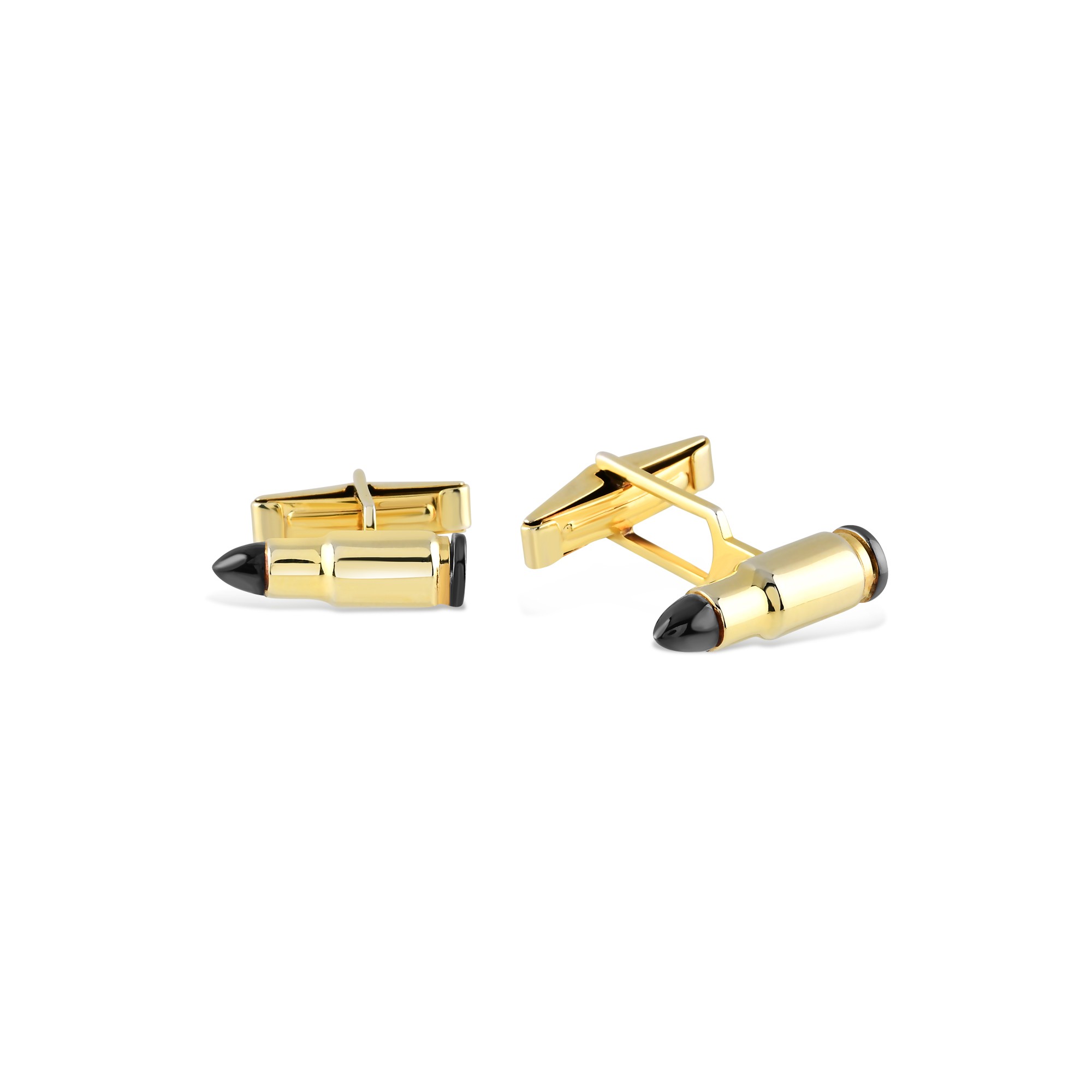 Silver Bullet Cufflink - Yellow Color