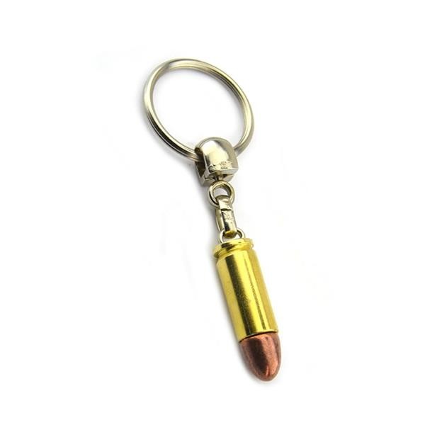 9 mm Model Bullet Keychain