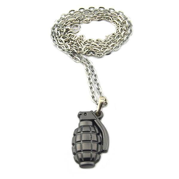 El Bombası - Grenade - Kolye - Mat Siyah