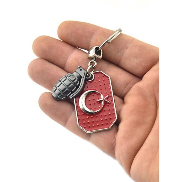 Turkish Flag Bomb Keychain