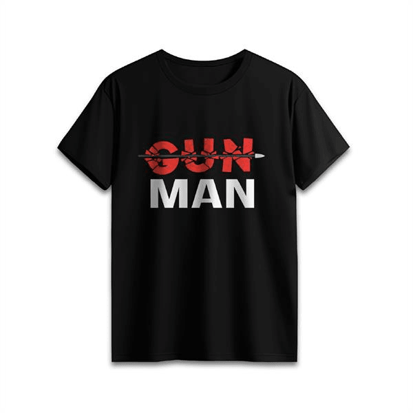 Gun Man Short Sleeve T-shirt