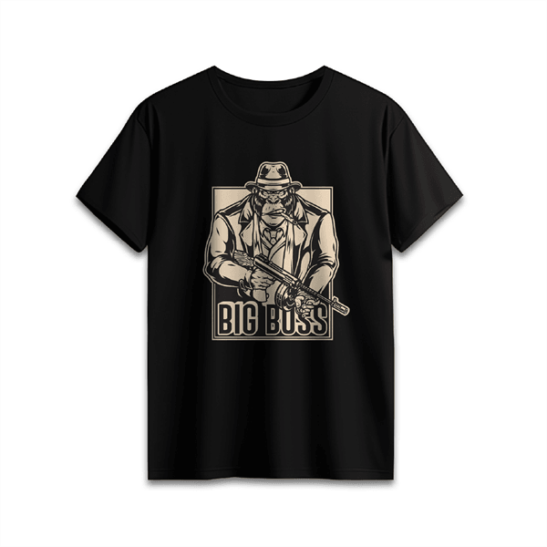 BIG BOSS GORILLA Short Sleeve T-shirt