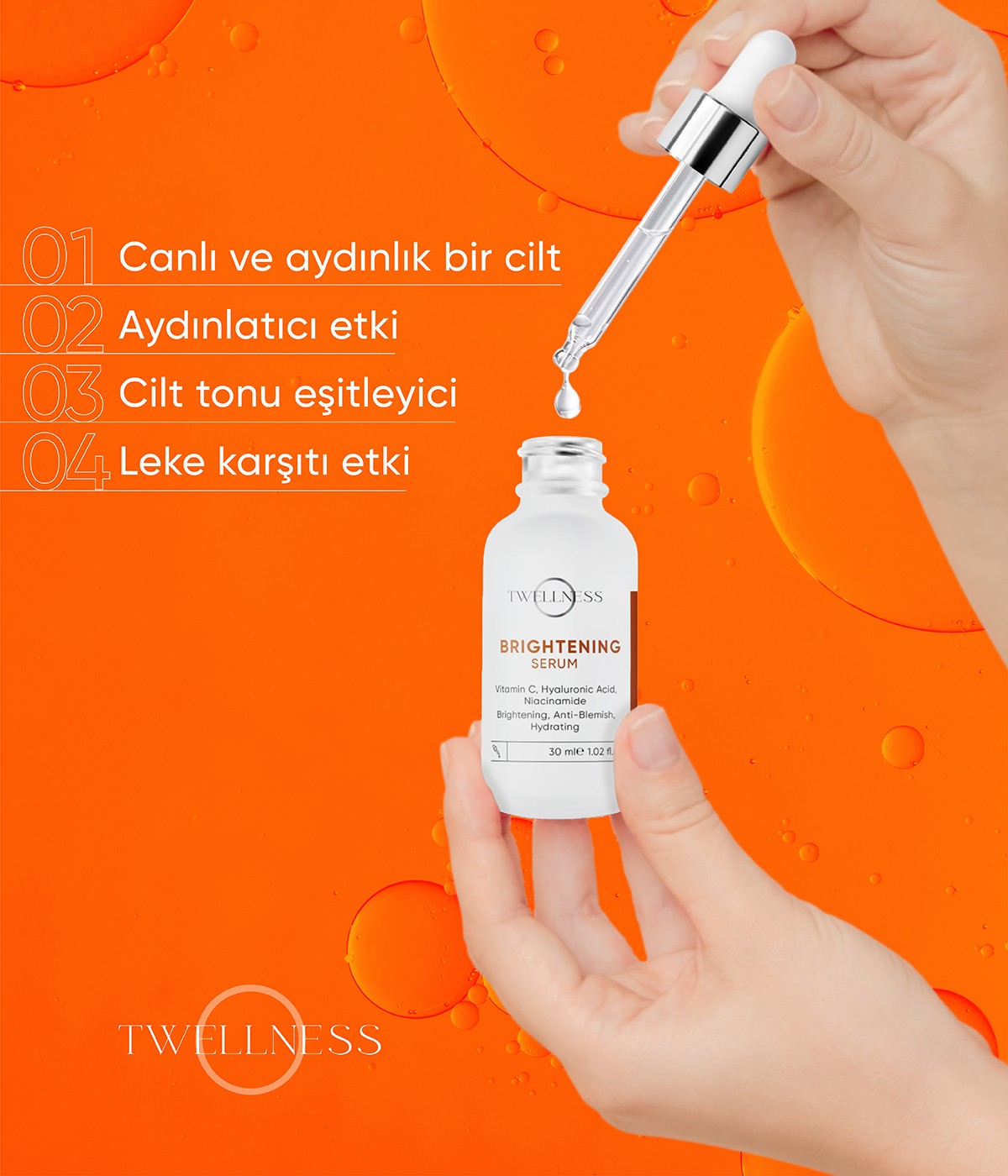 Twellness C Vitamini Aydınlatıcı Serum - 30 ml