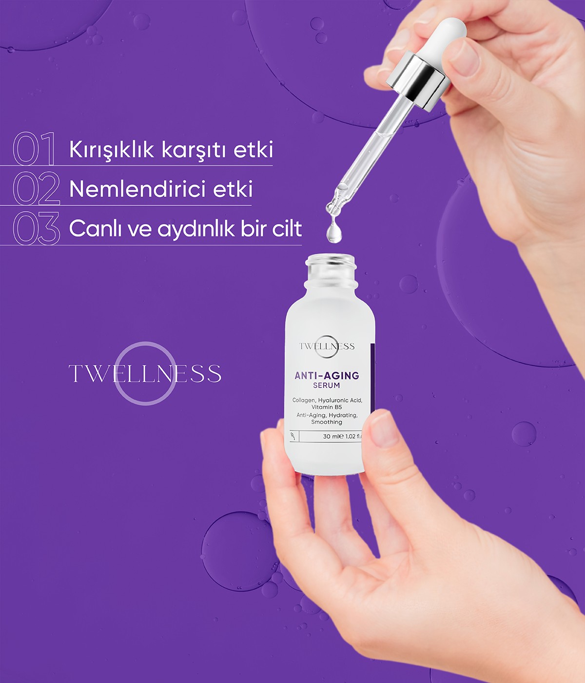 Twellness Kolajen Yaşlanma Karşıtı Serum - 30 ml