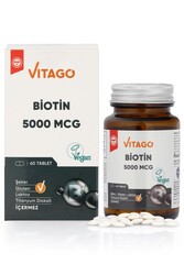 Vitago Premium Biotin 5000 Mcg 60 Tablet
