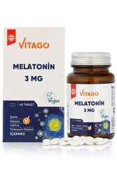 Vitago Premium Melatonin 3 Mg 60 Tablet Takviye Edici Gıda