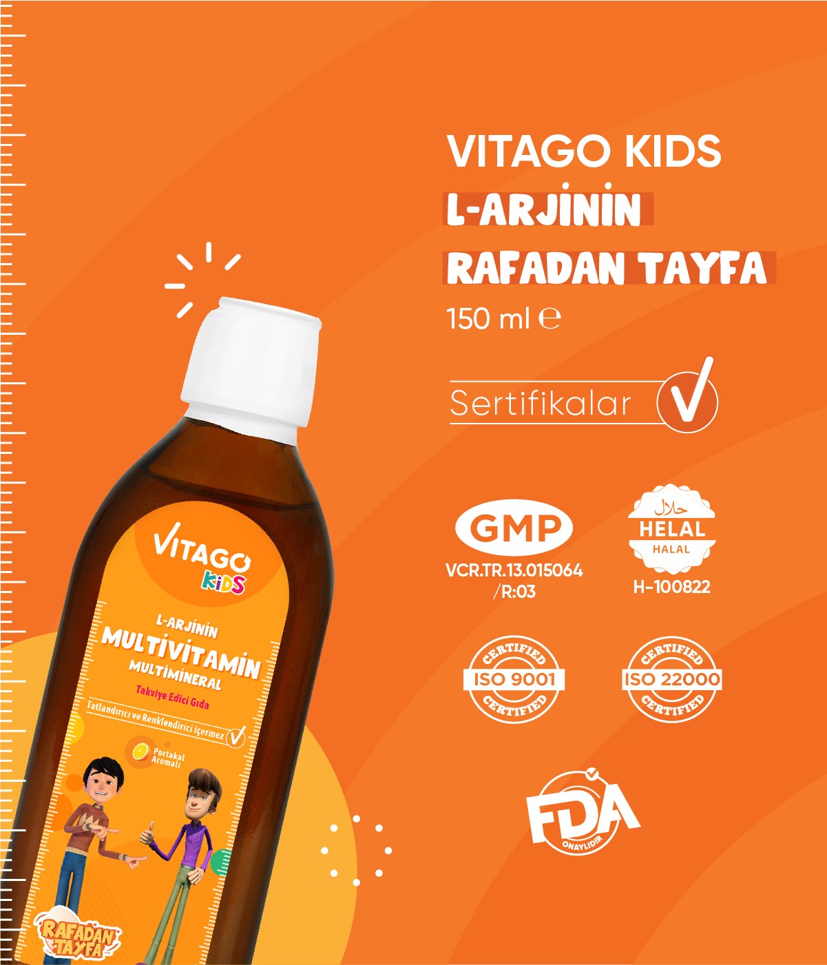 Vitago Kids Rafadan Tayfa L-Arjinin Takviye Edici Gıda
