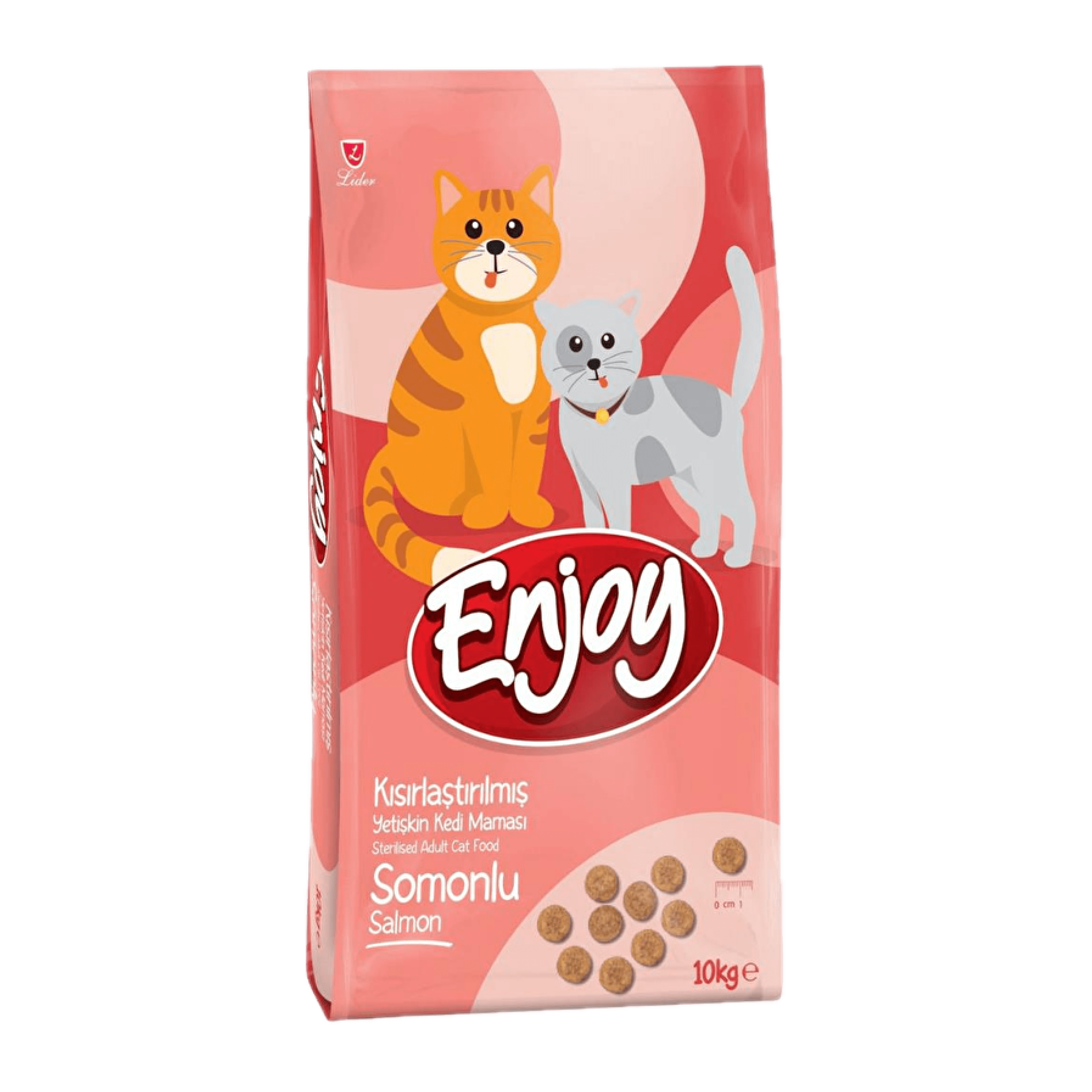 Enjoy Somonlu Kısırlaştırılmış Yetişkin Kedi Maması 10 kg