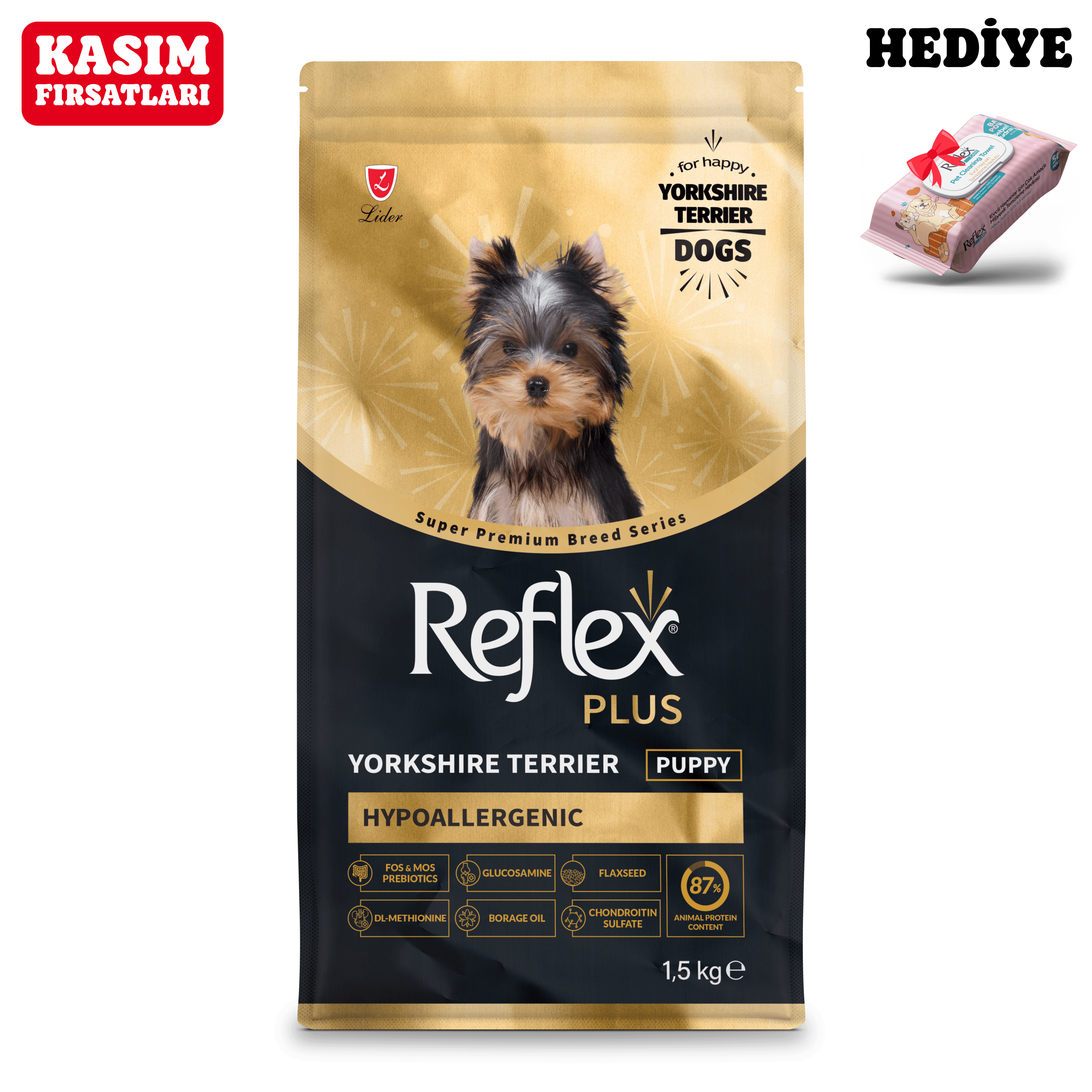 Reflex Plus  Yorkshire Terrier Yavru Köpek Maması 1.5 kg