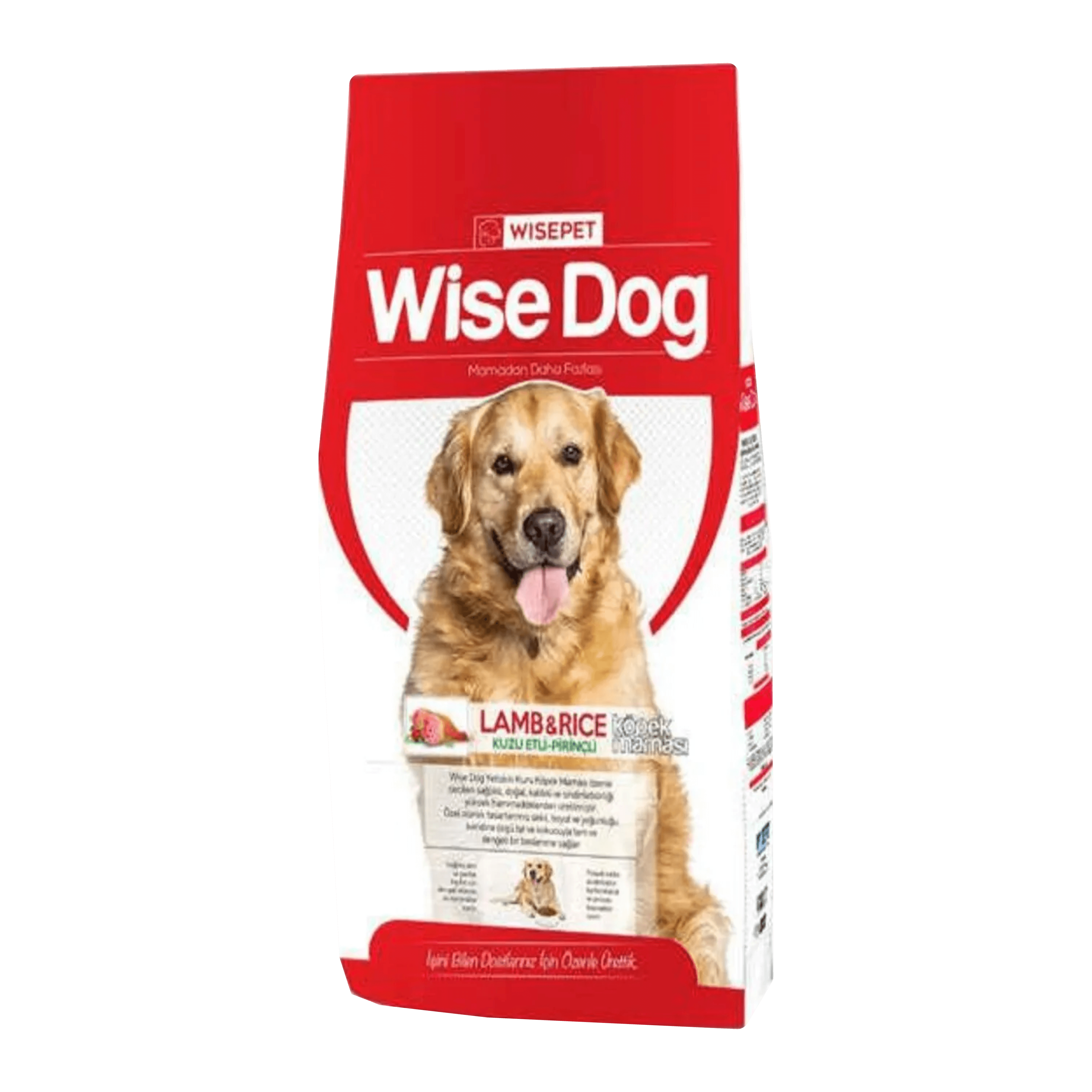 Wise Dog Kuzu Etli ve Pirinçli Yetişkin Köpek Maması 15 kg