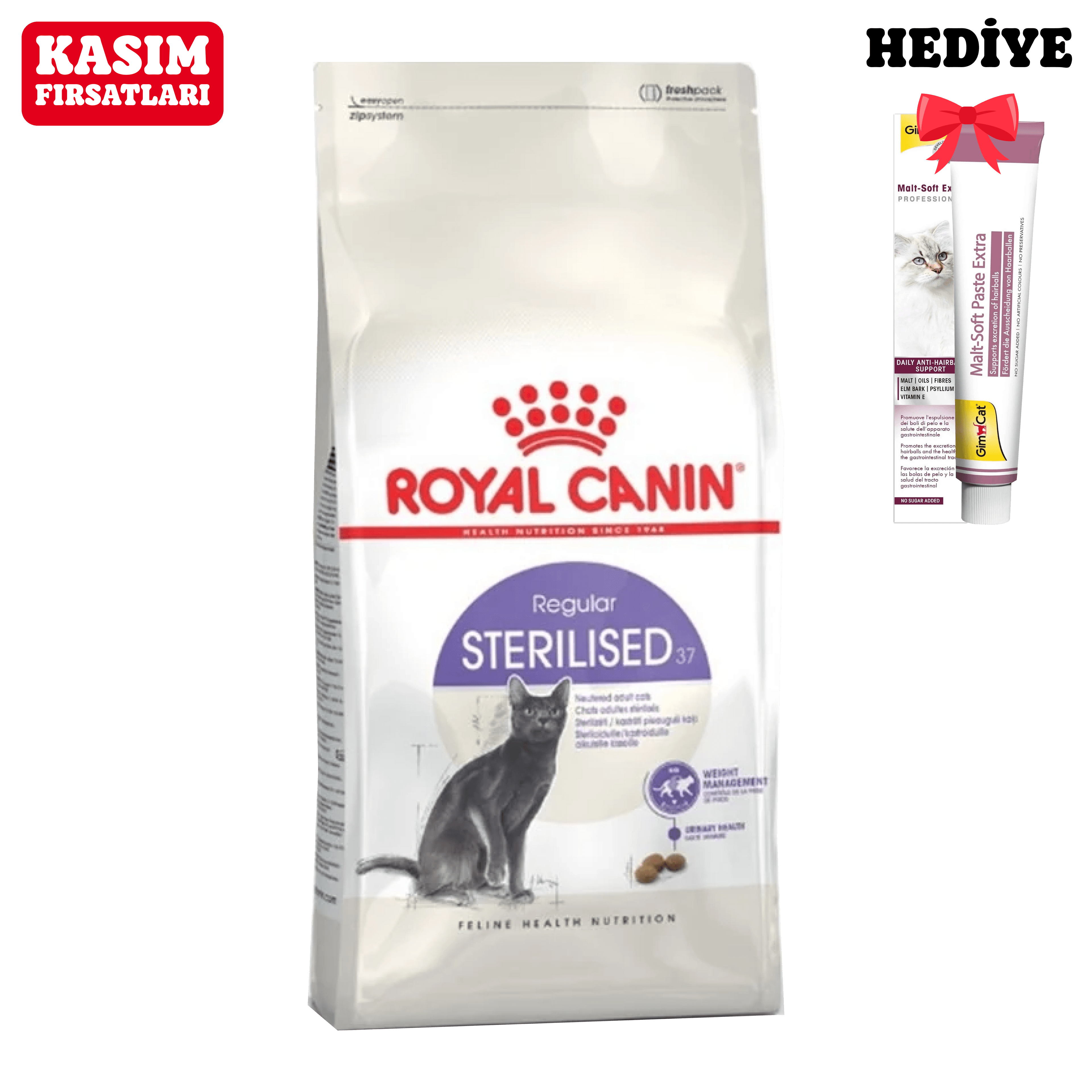 Royal Canin Sterilised 37 Kısırlaştırılmış Yetişkin Kedi Maması 4 kg