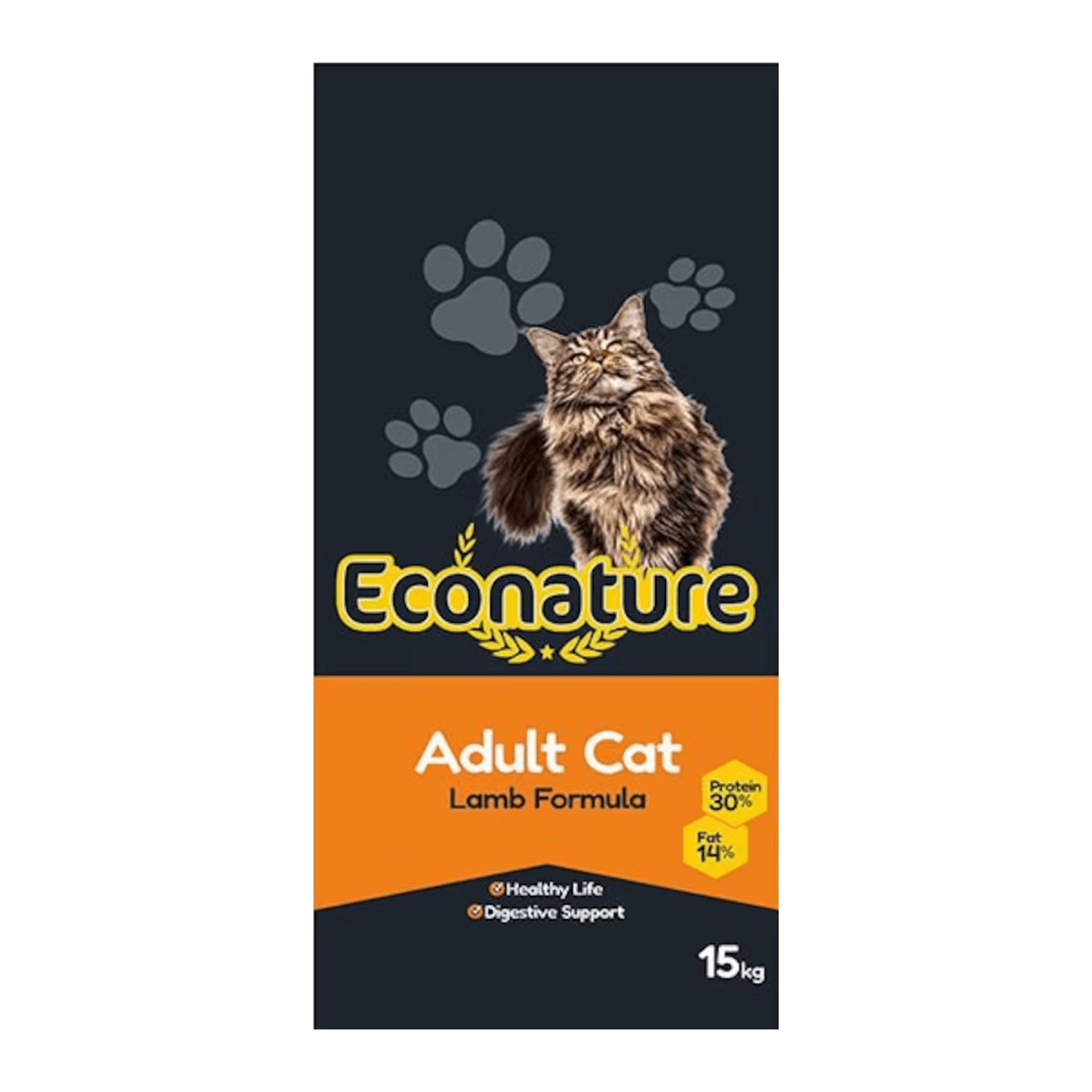 Econature Kuzu Etli Yetişkin Kedi Maması 15 kg