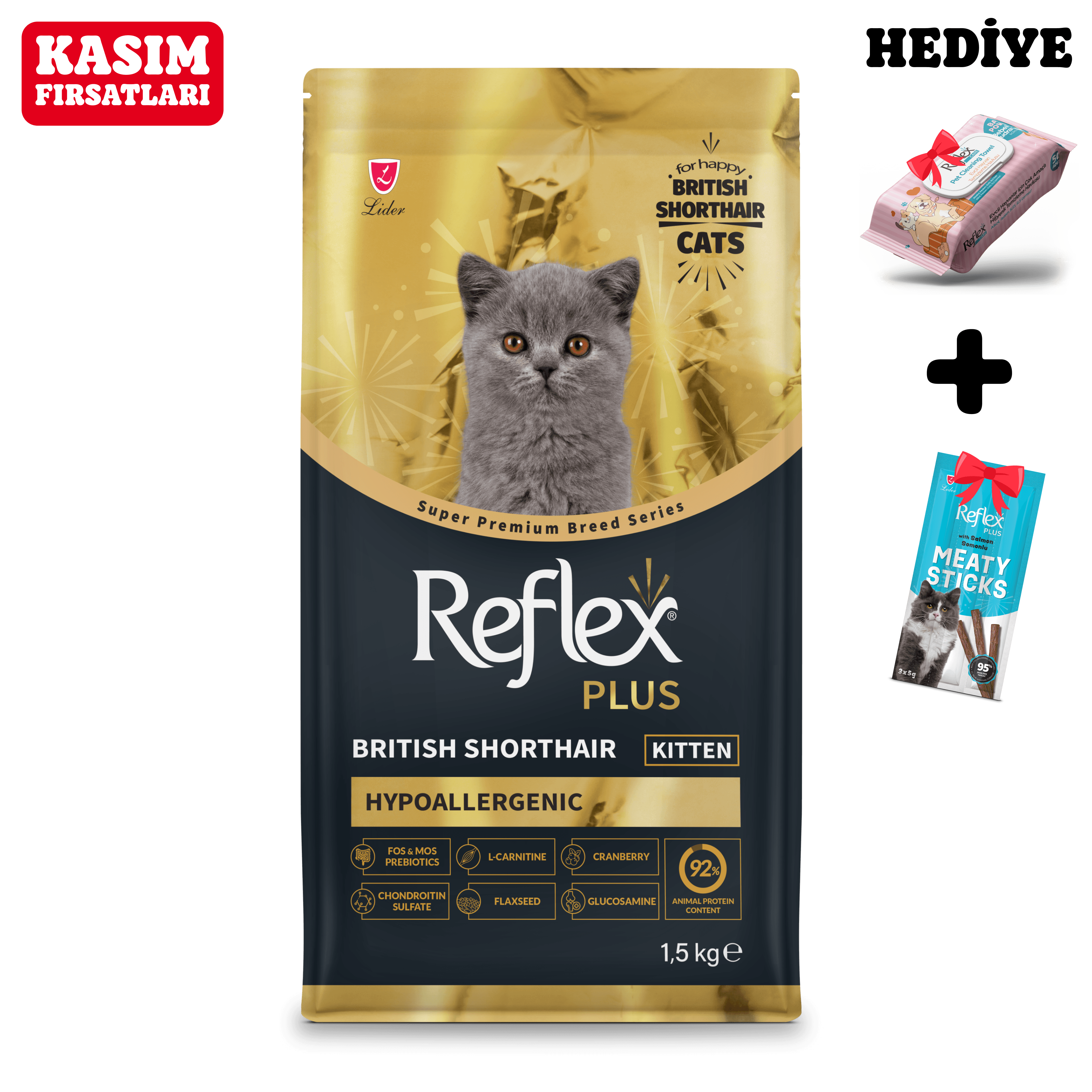 Reflex Plus British Shorthair Yavru Kedi Maması 1.5 kg