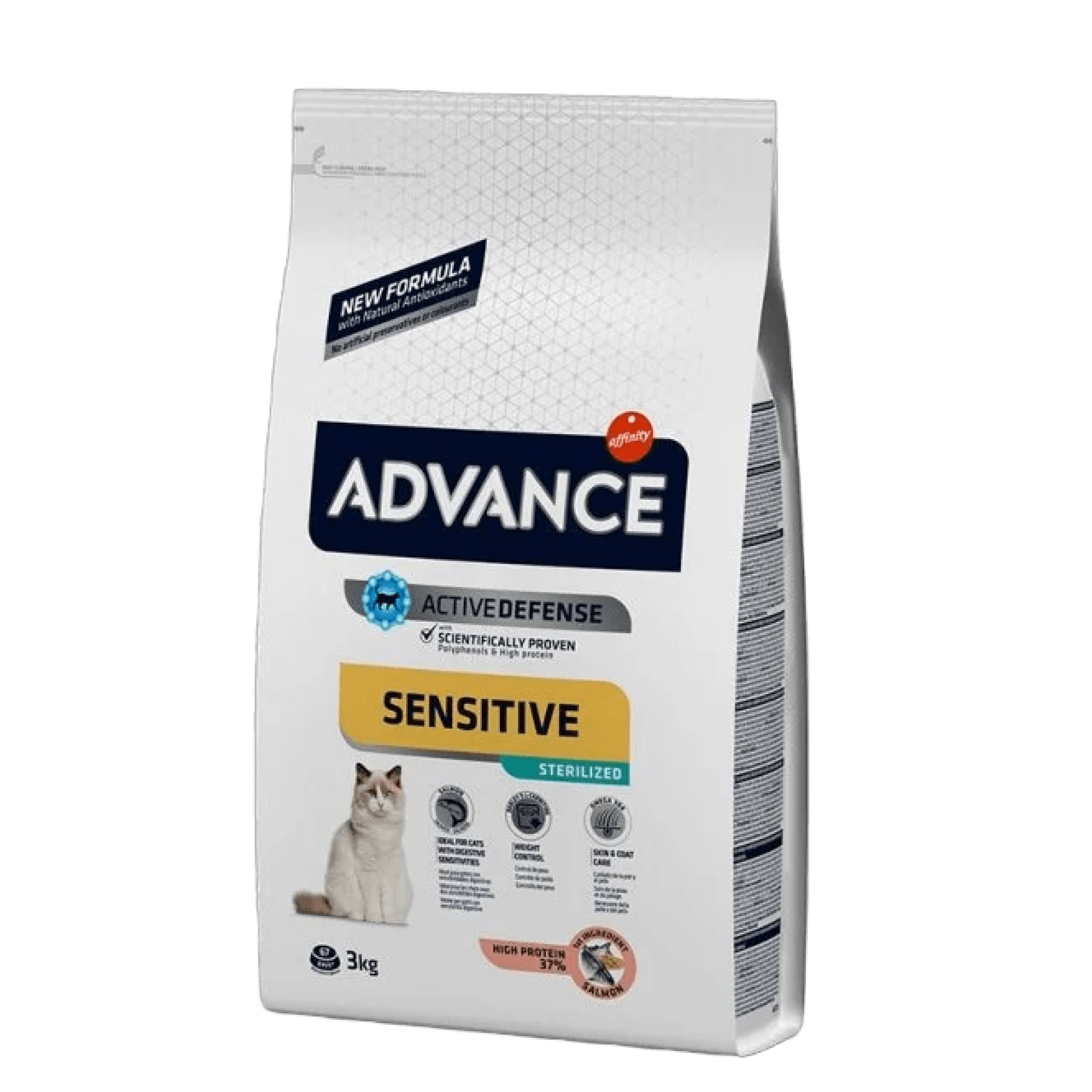 Advance Sensitive Somonlu Kısırlaştırılmış Kedi Maması 3 kg