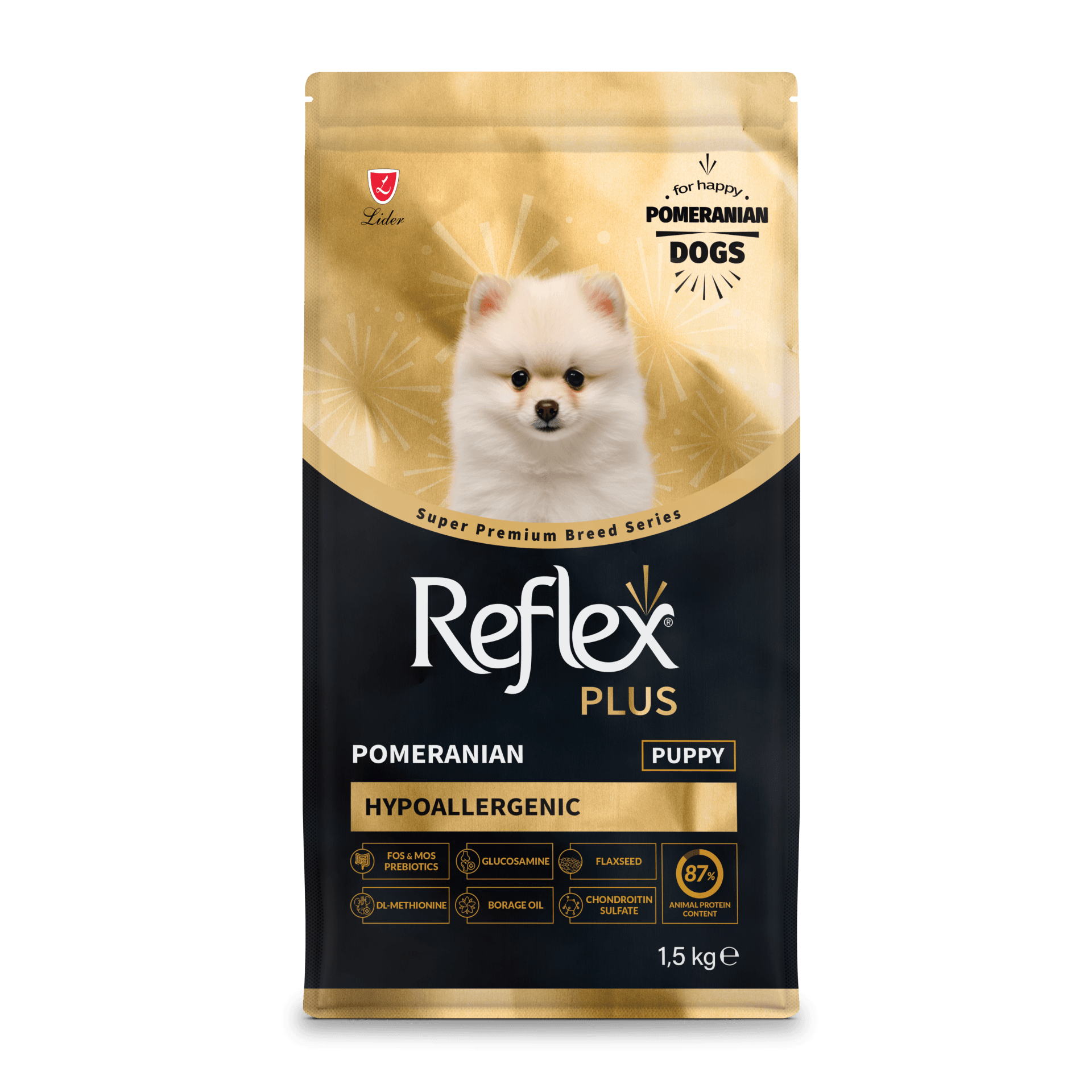 Reflex Plus Pomeranian Yavru Köpek Maması 1.5 kg