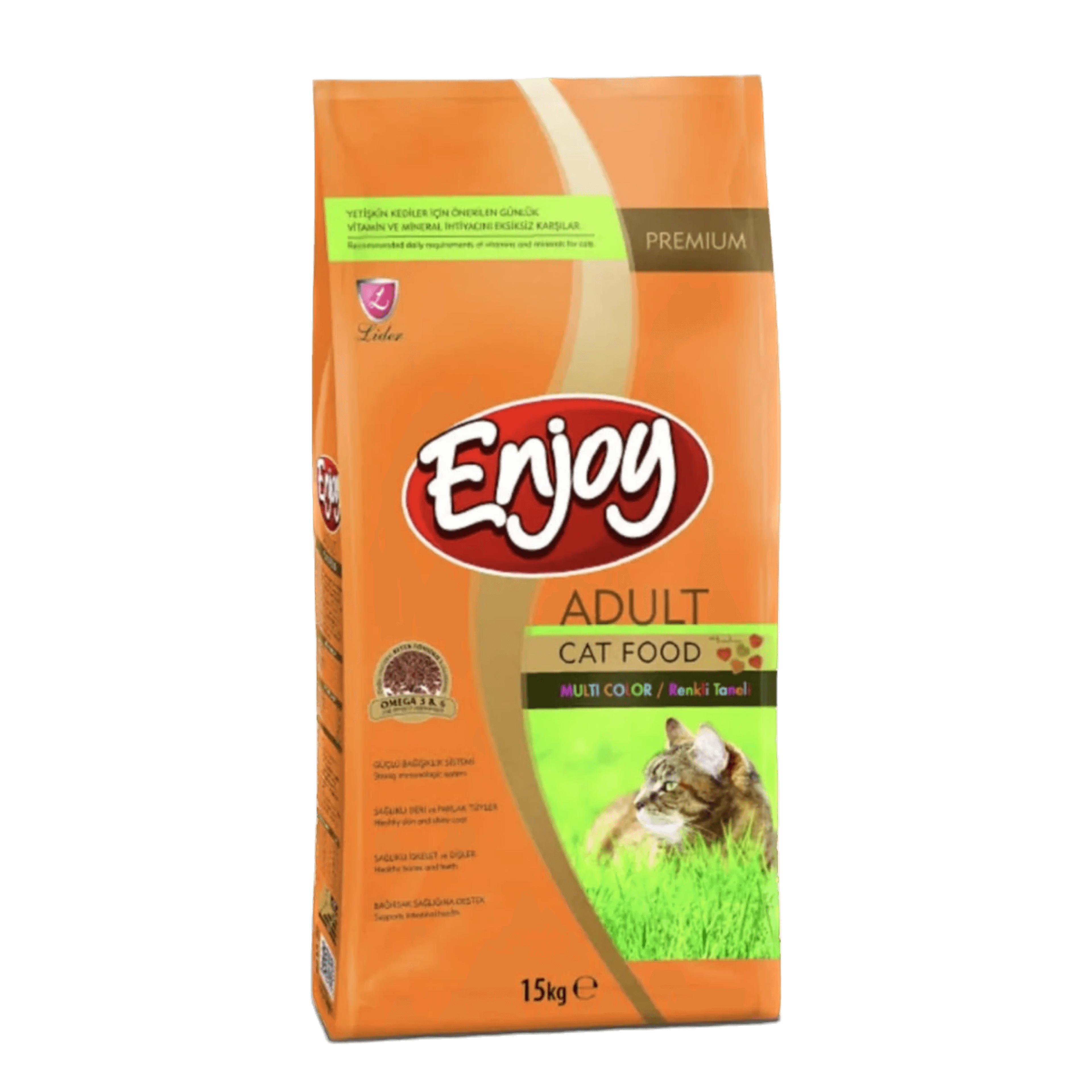 Enjoy Multi Color Tavuk Etli Yetişkin Kedi Maması 15 kg