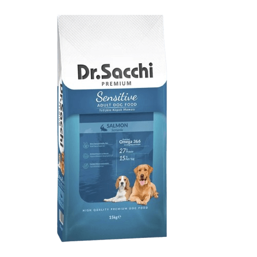 Dr. Sacchi Sensitive Somonlu Yetişkin Köpek Maması 15 kg