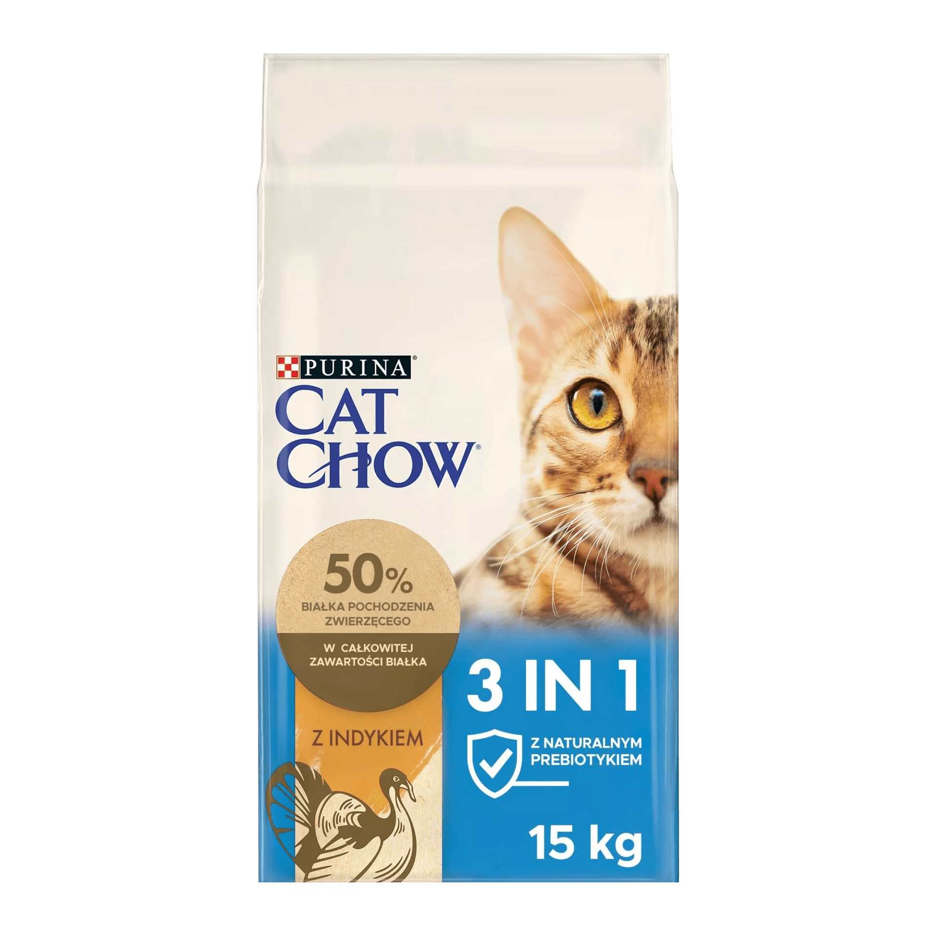 Cat Chow 3in1 Hindili Yetişkin Kedi Maması 15 kg