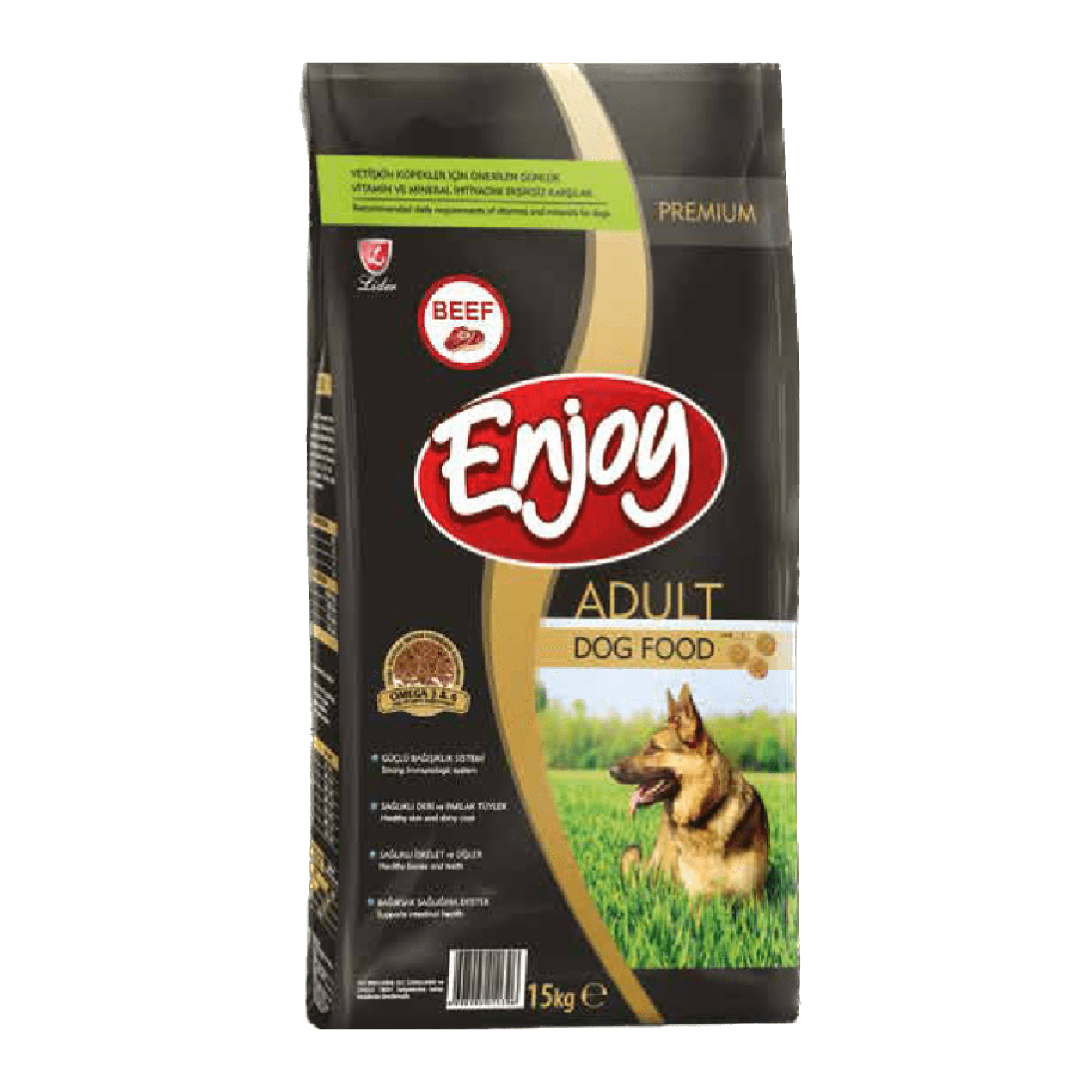 Enjoy Biftekli Yetişkin Köpek Maması 15 kg