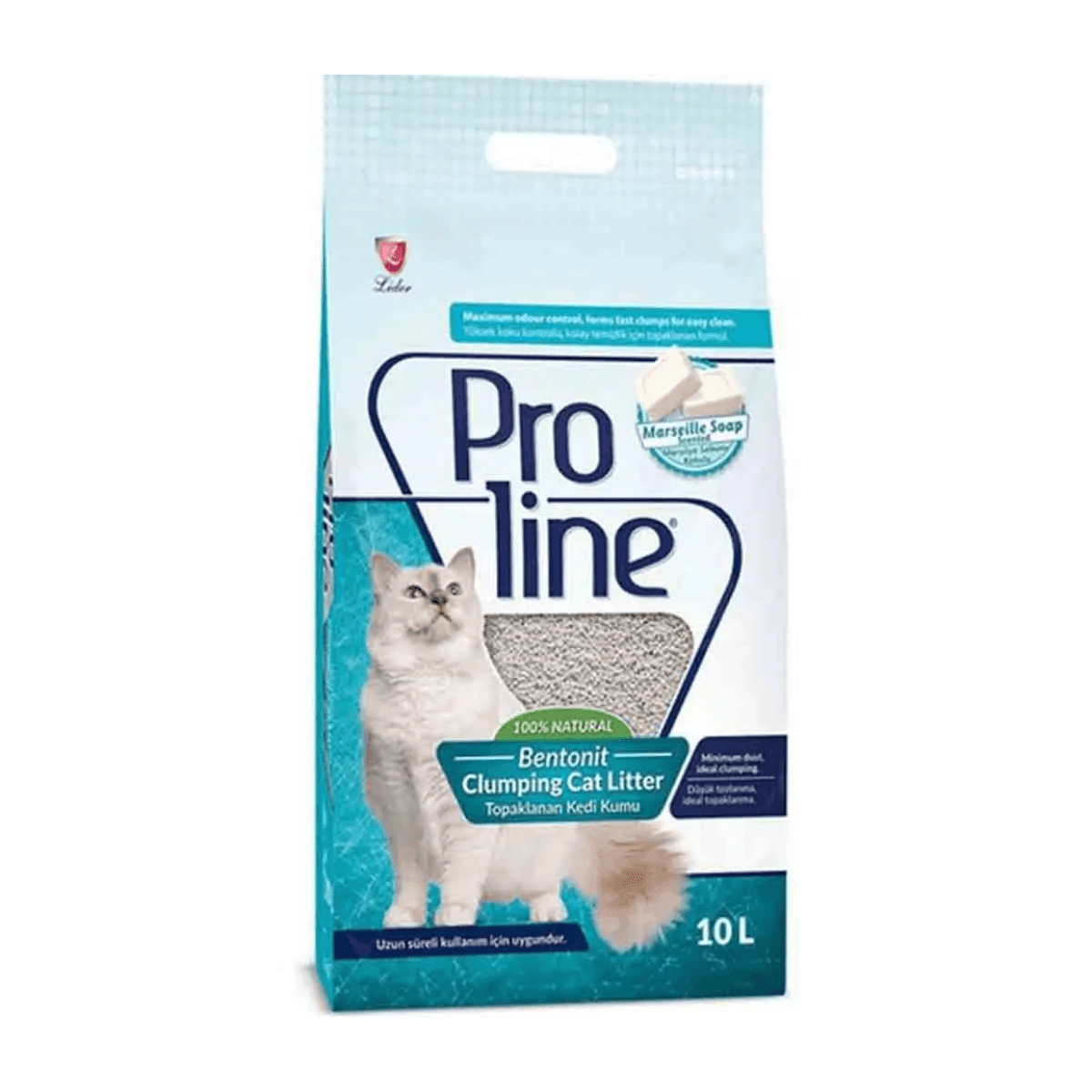 Proline Marsilya Sabunlu Topaklanan 10 lt Kedi Kumu