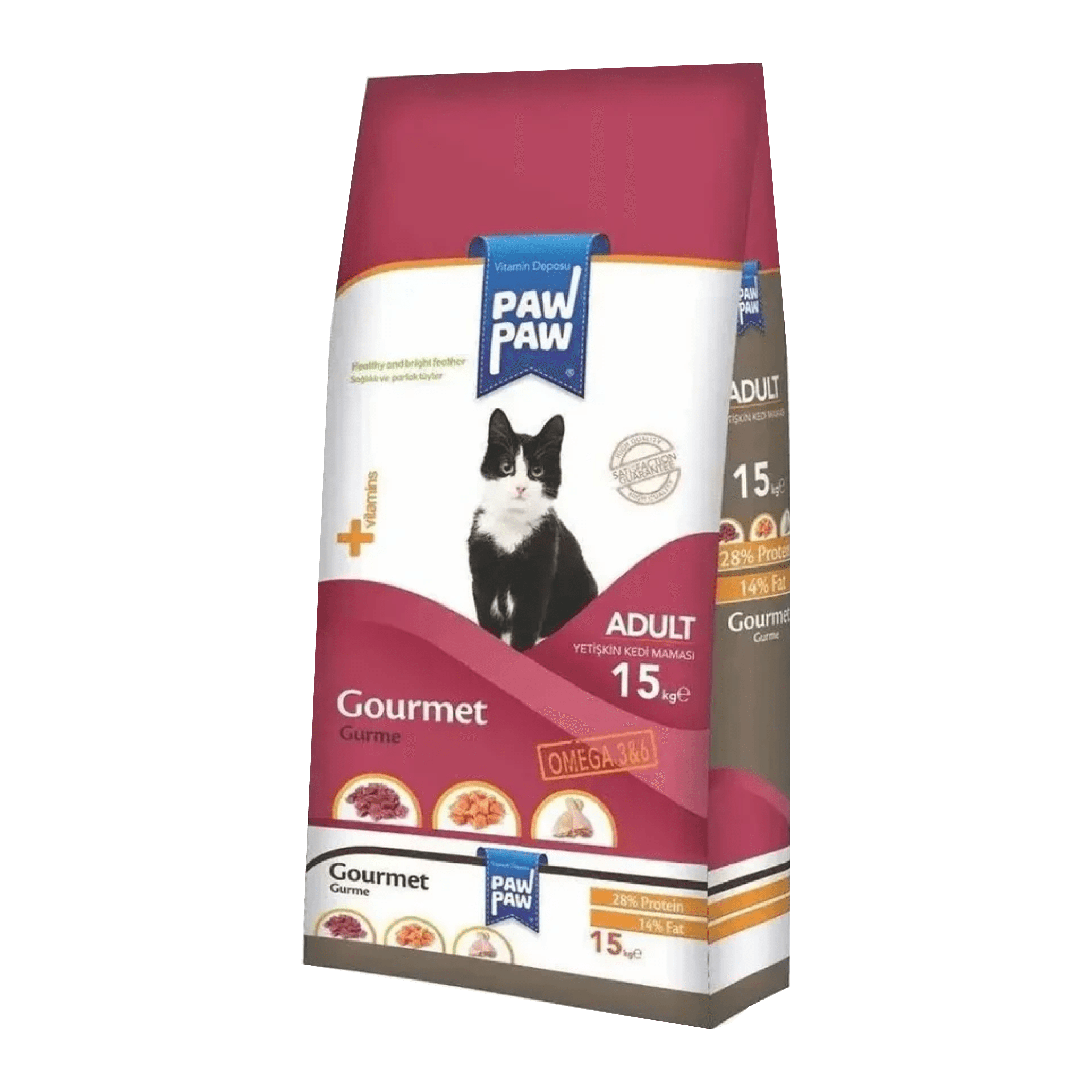 Paw Paw Gurme Yetişkin Kedi Maması 15 kg