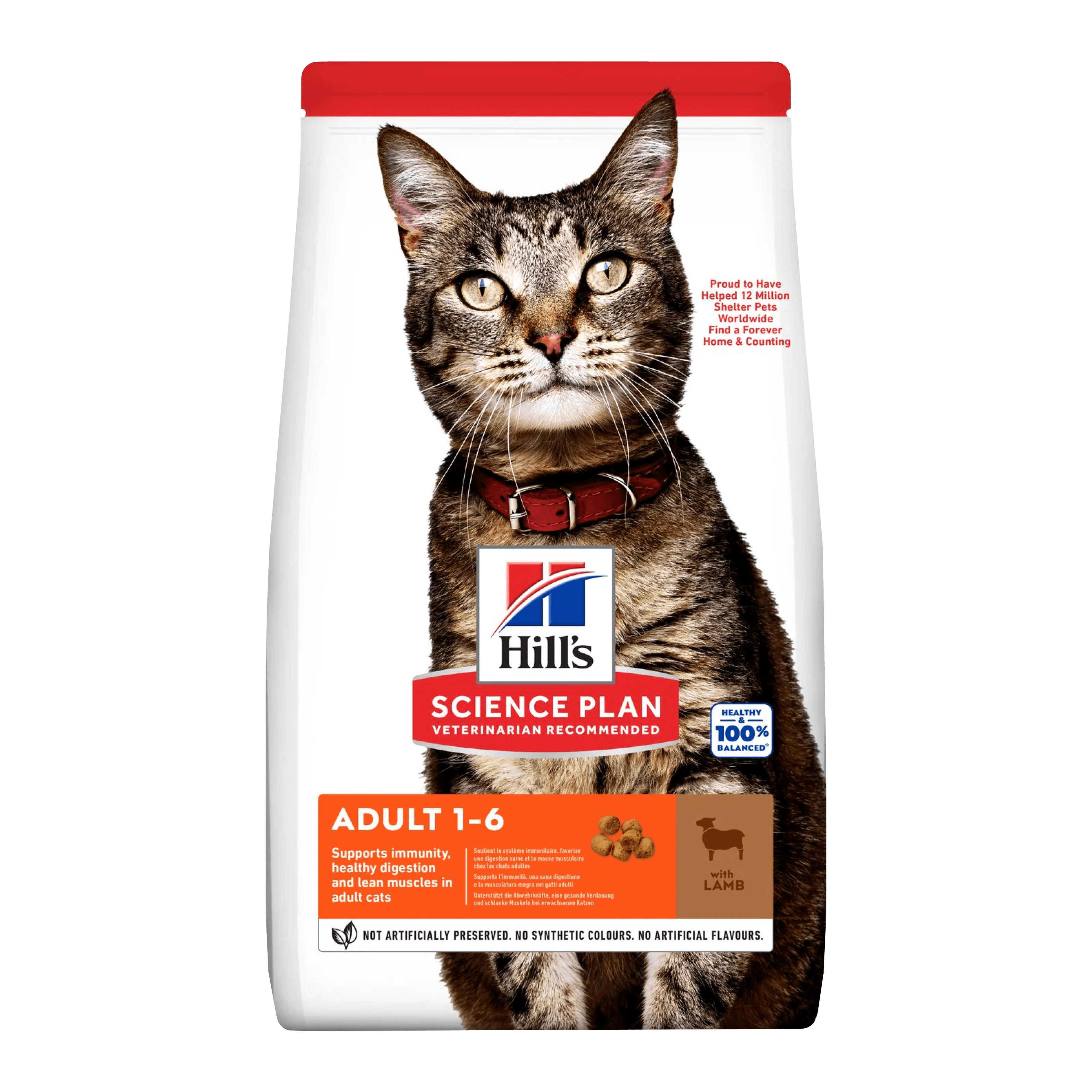 Hill's Science Plan Optimal Care Kuzu Etli Yetişkin Kedi Maması 8+2 kg Hediye!