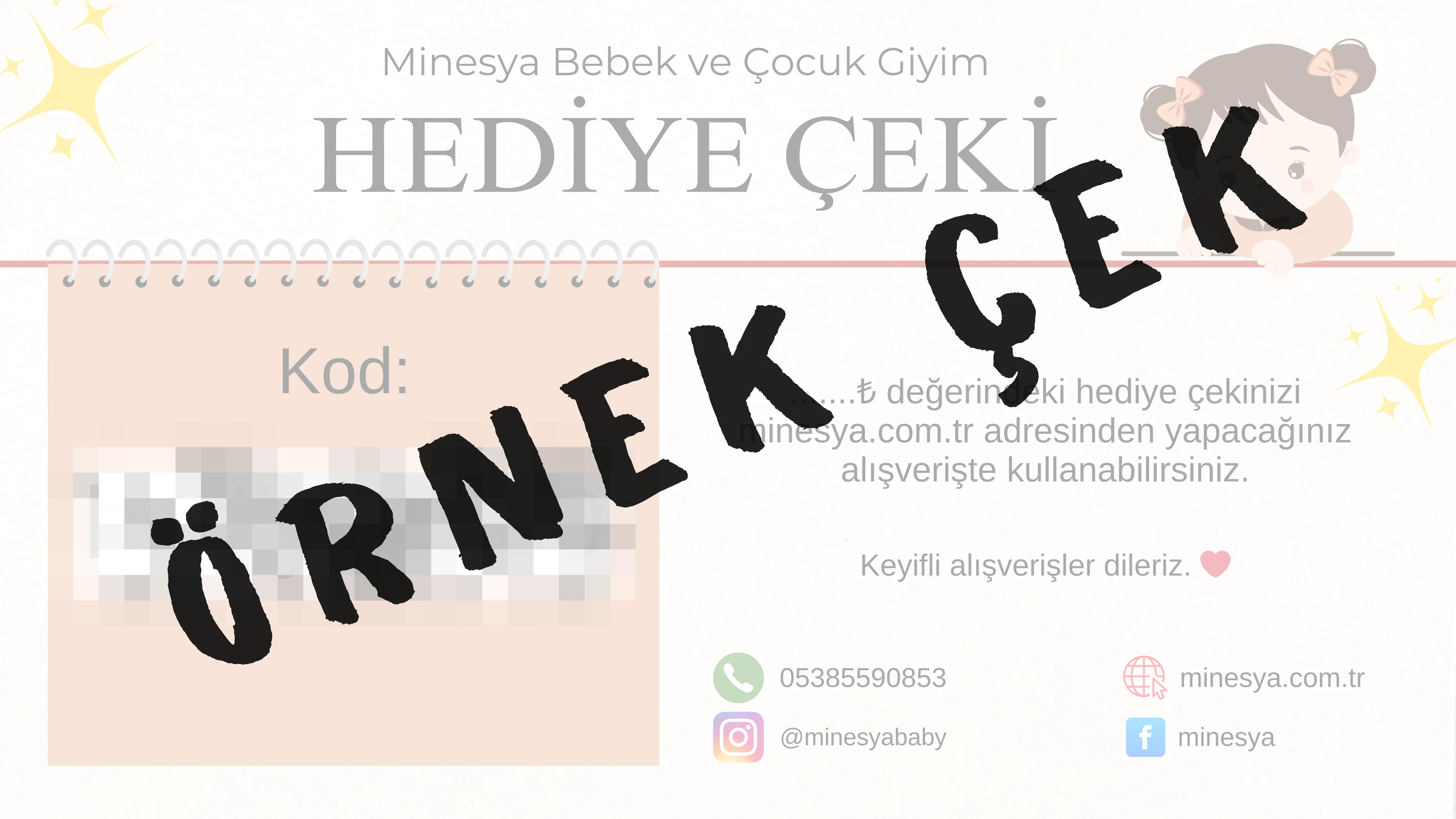 Minesya Dijital Hediye Çeki 🎁 – Sevdiklerinize Özgür Bir Seçim Hakkı