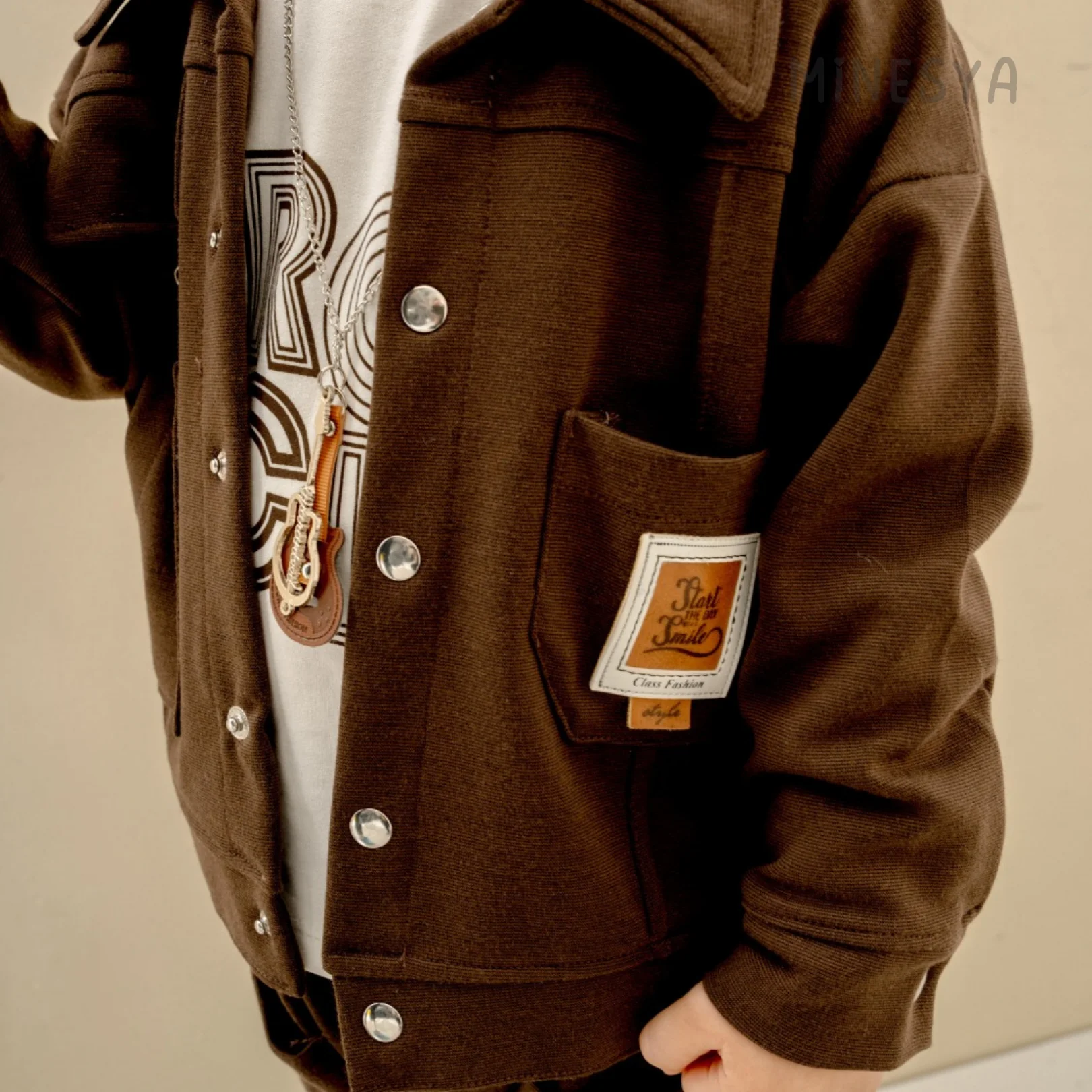 Oeko-Tex Sertifikalı Erkek Bebek 3’lü Rock Temalı Takım (Kolye Hediyeli)