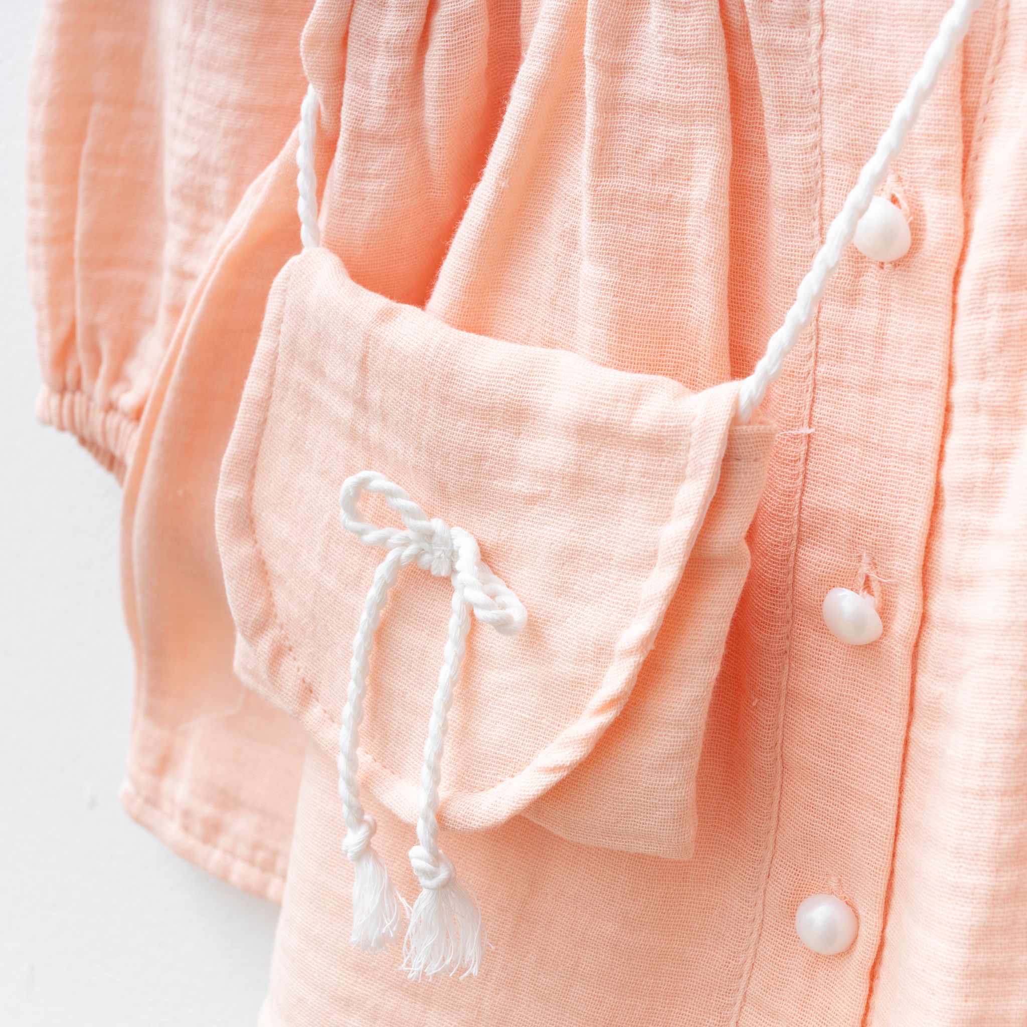 Oeko-Tex Sertifikalı Müslin Kumaş Çantalı Gömlek Elbise