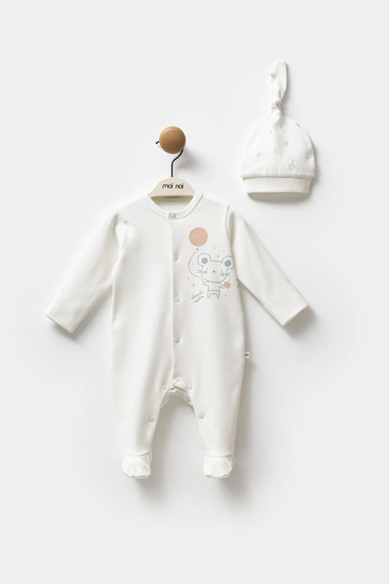 Oeko-Tex Sertifikalı Balonlu Tulum 3’lü Unisex Bebek Set