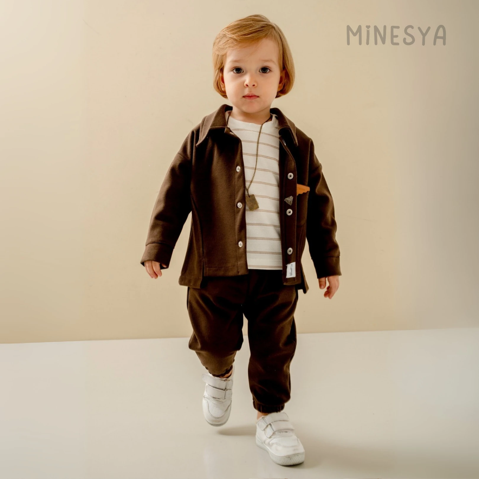 Oeko-Tex Sertifikalı Erkek Bebek 3’lü Spor Takım (Kolye Hediyeli)