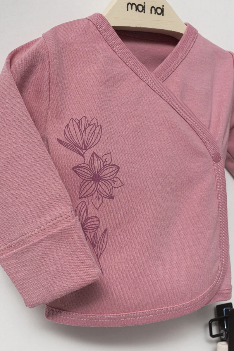 Oeko-Tex Sertifikalı 10’lu Çiçek Desenli Yenidoğan Kız Bebek Hastane Çıkışı Seti – Kendinden Eldivenli & Nefes Alabilen Pamuklu