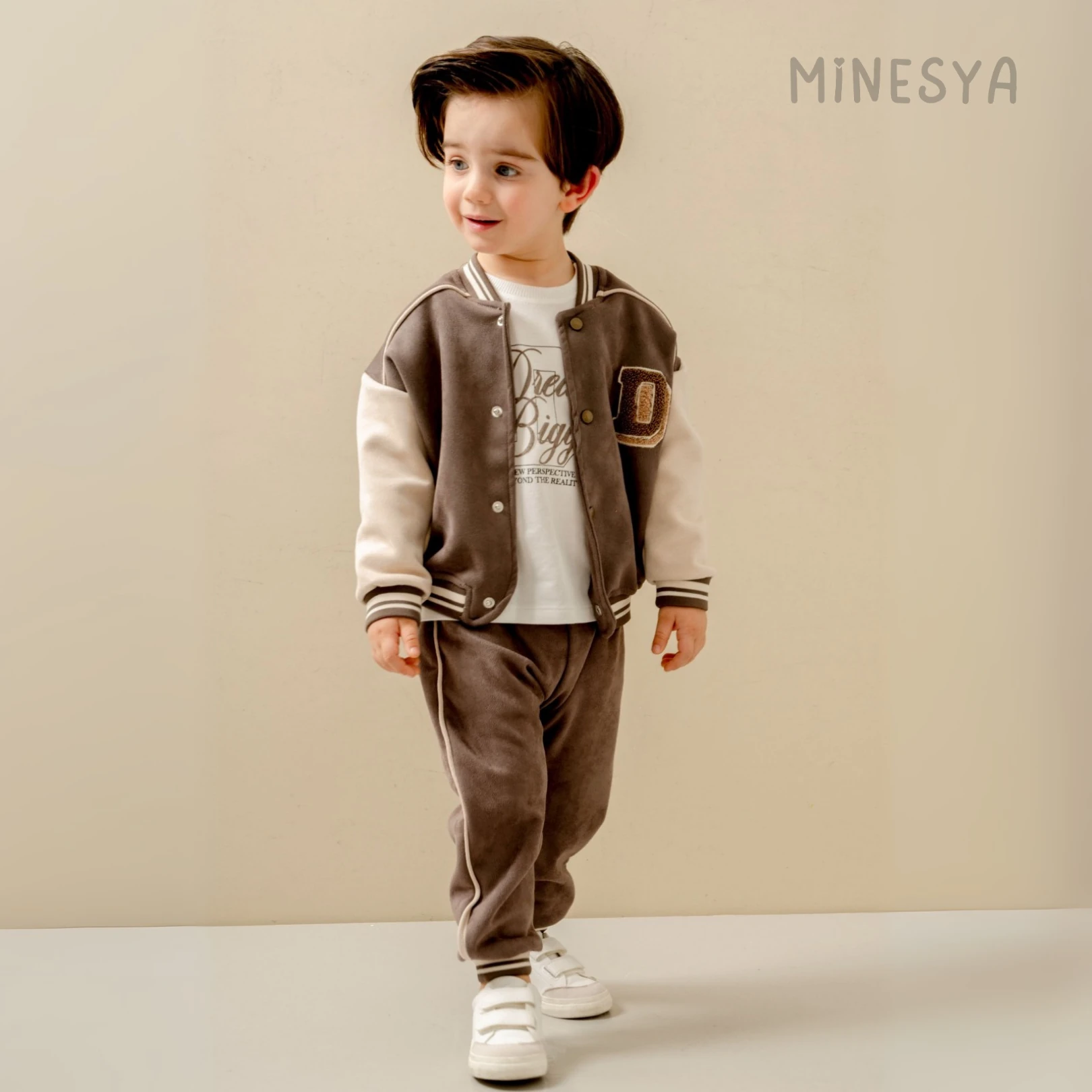 Oeko-Tex Sertifikalı Erkek Bebek 3’lü Kolej Tarzı Takım 