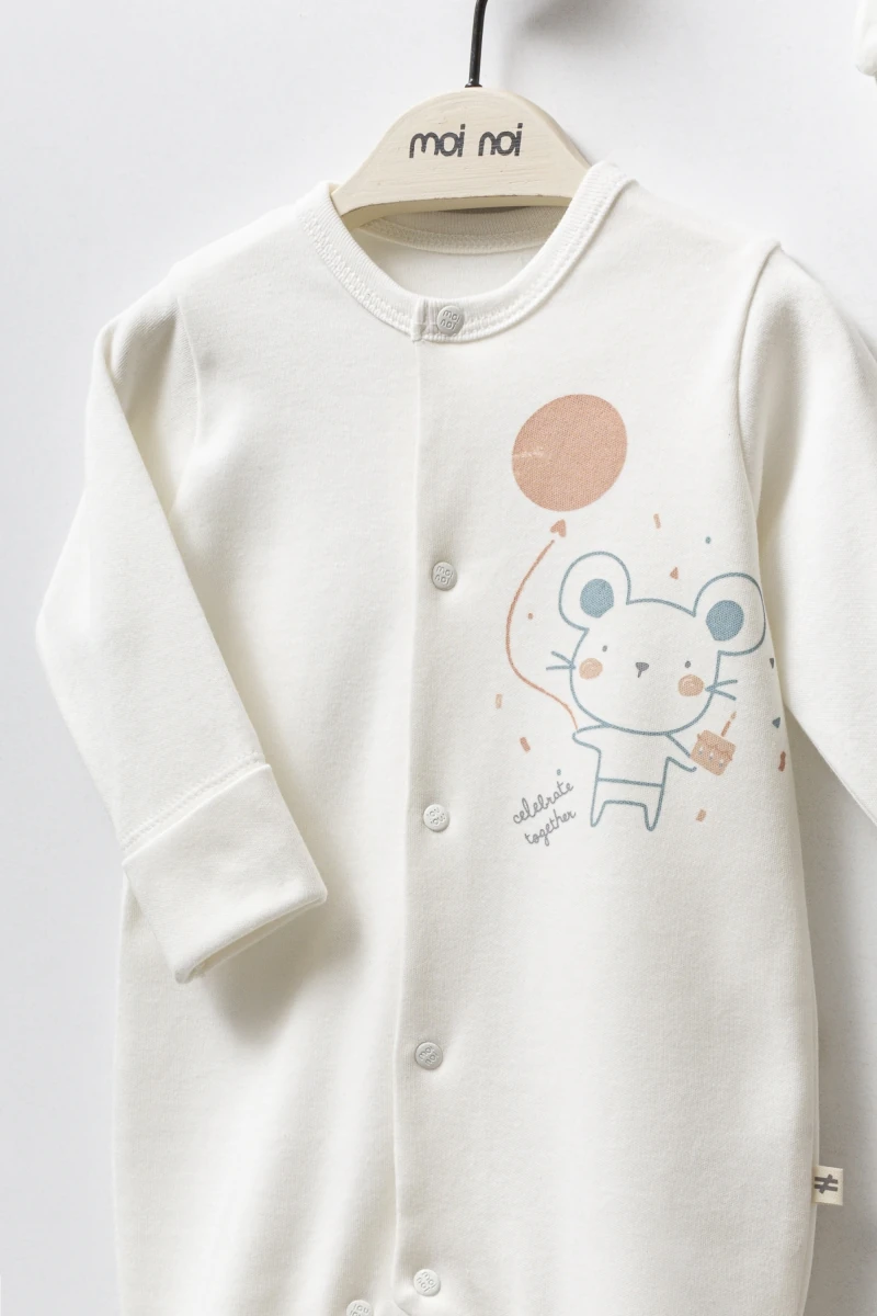 Oeko-Tex Sertifikalı Balonlu Tulum 3’lü Unisex Bebek Set