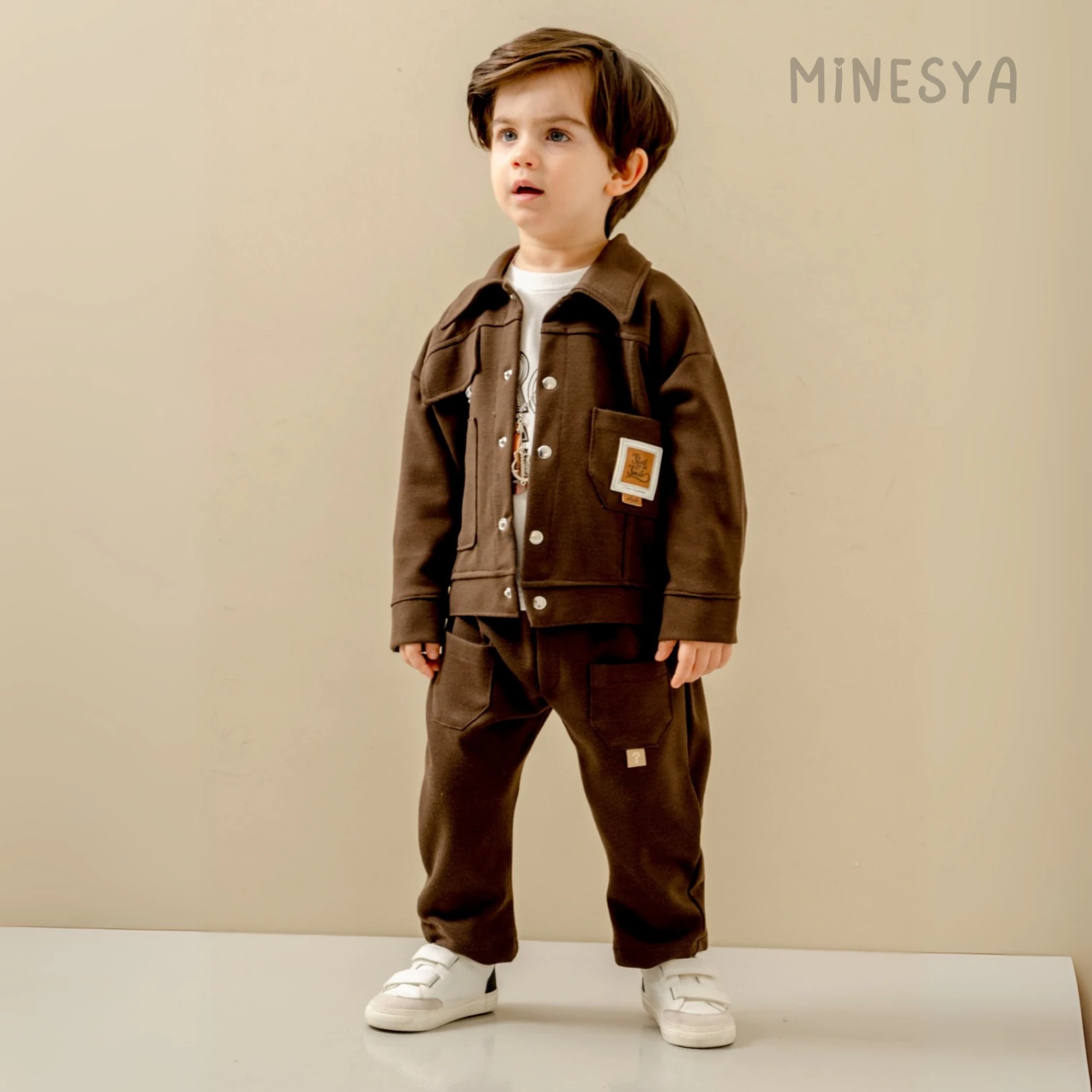 Oeko-Tex Sertifikalı Erkek Bebek 3’lü Rock Temalı Takım (Kolye Hediyeli)