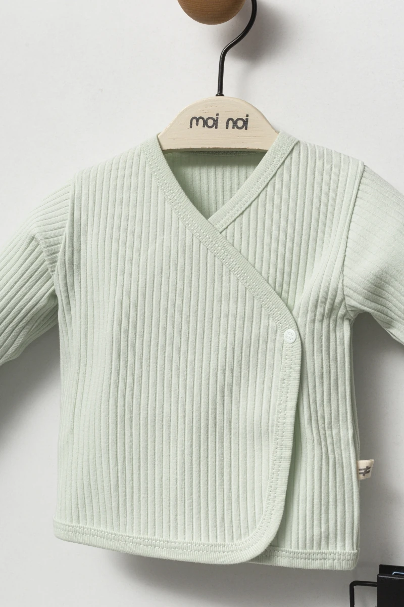 Oeko-Tex Sertifikalı Raporlu Mint 10’lu Kendinden Eldivenli Yenidoğan Kız Bebek Hastane Çıkışı Seti