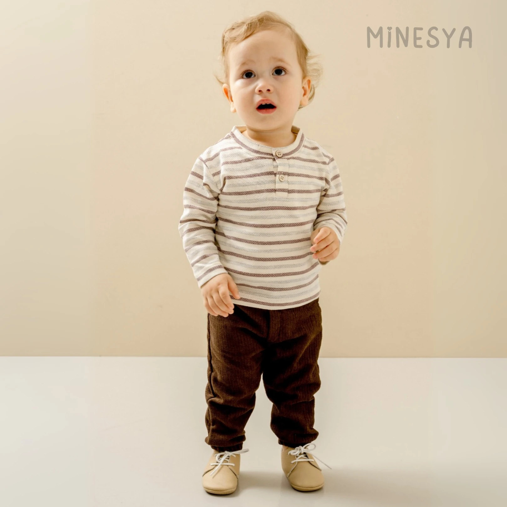 Oeko-Tex Sertifikalı Erkek BebekKapitone Montlu Kadife Pantolonlu 3’lü Takım