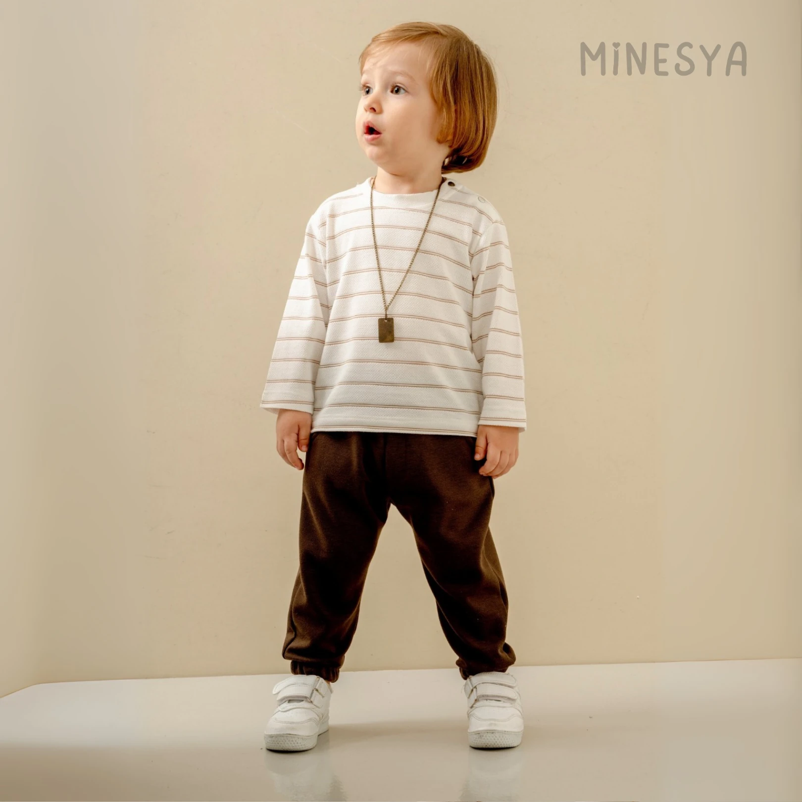 Oeko-Tex Sertifikalı Erkek Bebek 3’lü Spor Takım (Kolye Hediyeli)